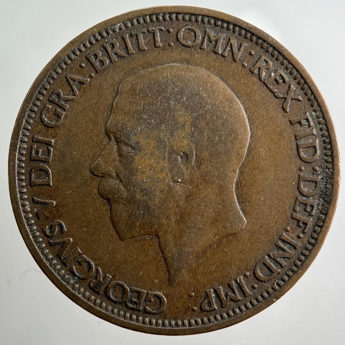 1933 George V Half - Penny Coin | Collectable Grade