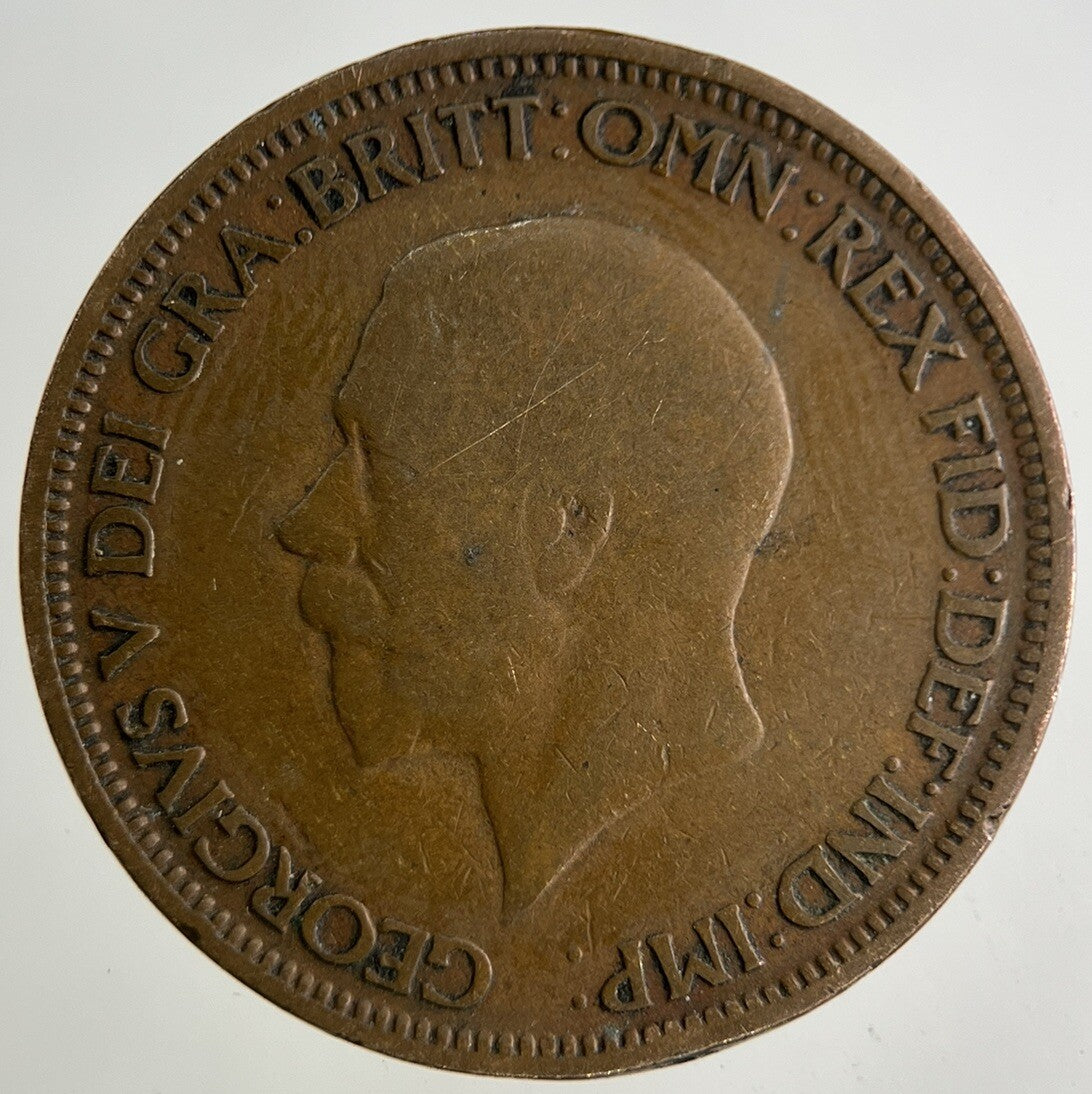 1929 George V Half - Penny Coin | Collectable Grade