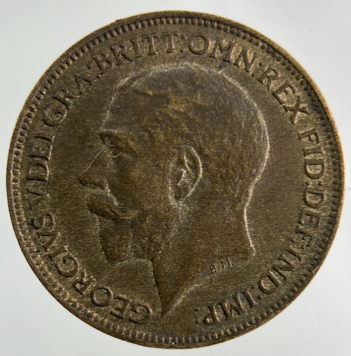 1924 George V Farthing Coin | Fine Collectable Grade