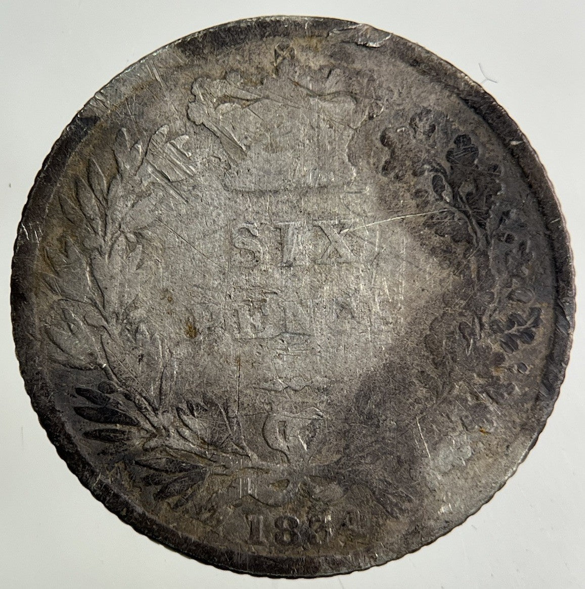 1834 William IV Sixpence Silver Coin | Fair Grade