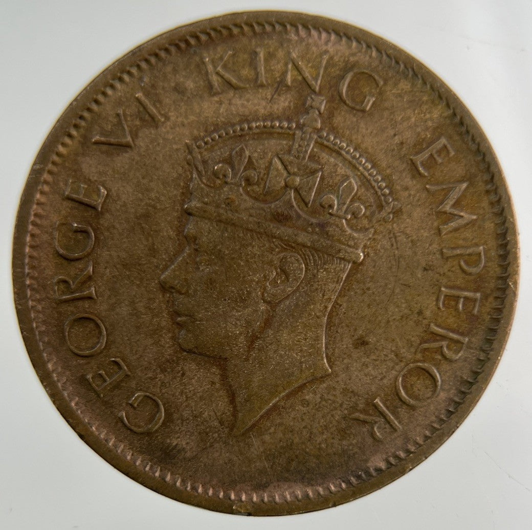 1940 India Quarter 1/4 Anna Coin | Fine Collectable Grade