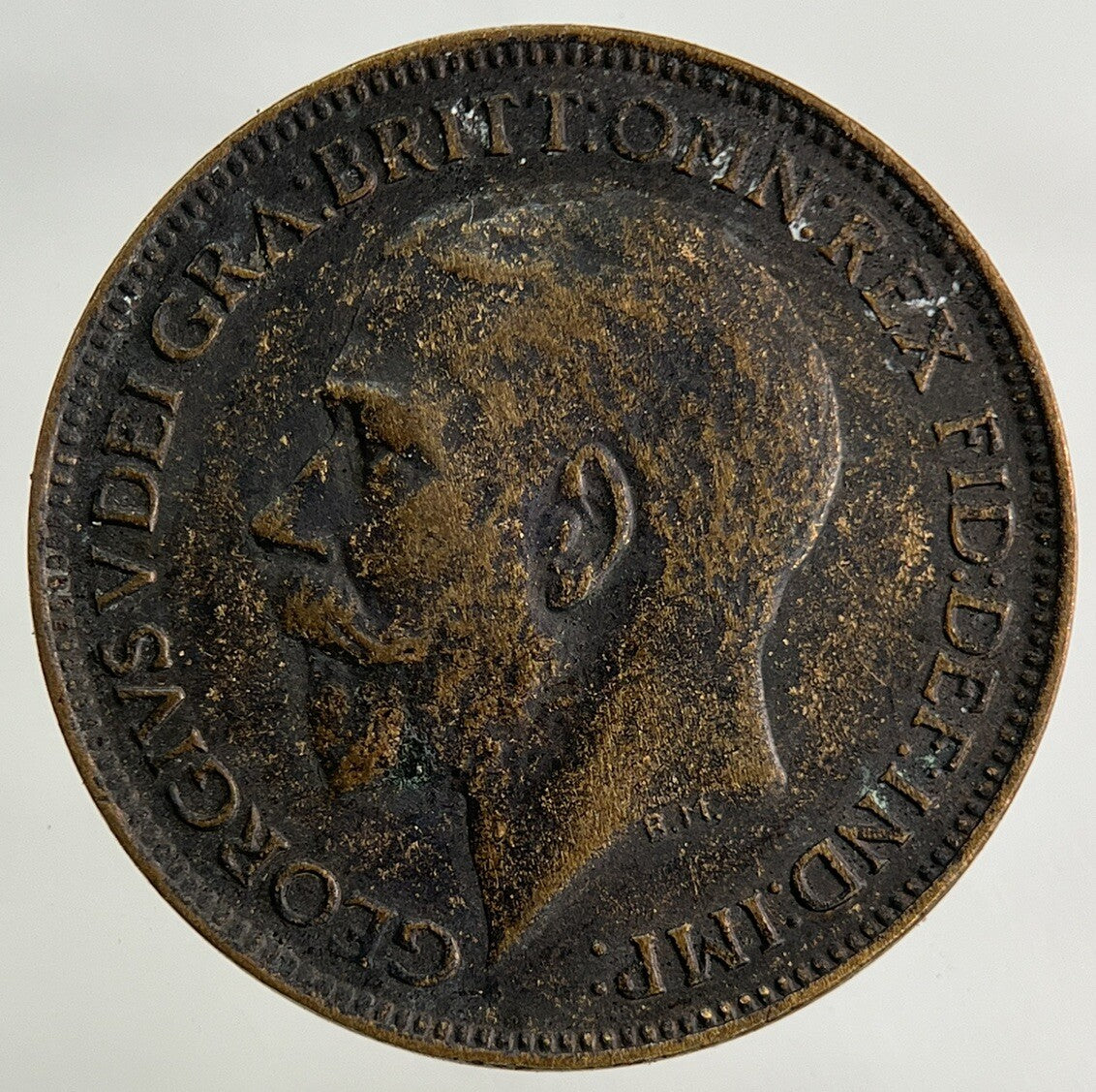 1914 George V Farthing Coin | Fine Collectable Grade