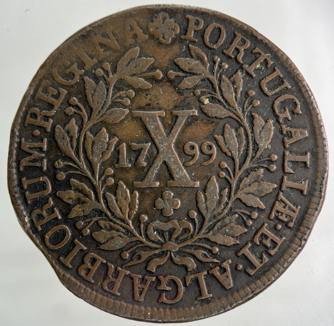1799 Portugal X 10 Reis Coin | Very High Grade