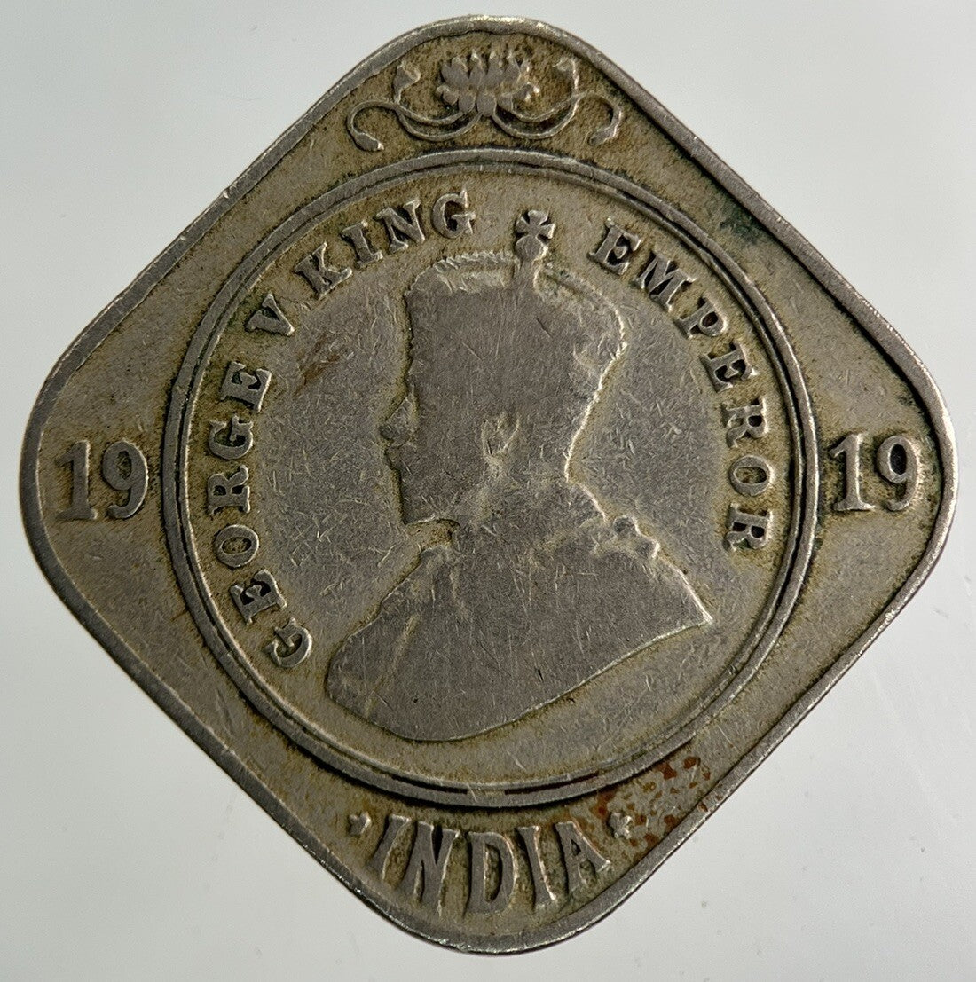 1919 India 2 Annas Coin | Collectable Grade
