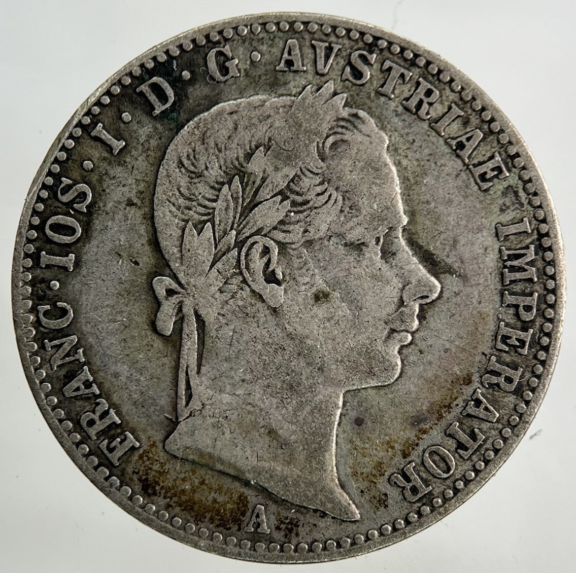 1858 Austria Hungary 1/4 Florin Silver Coin | Fine Collectable Grade