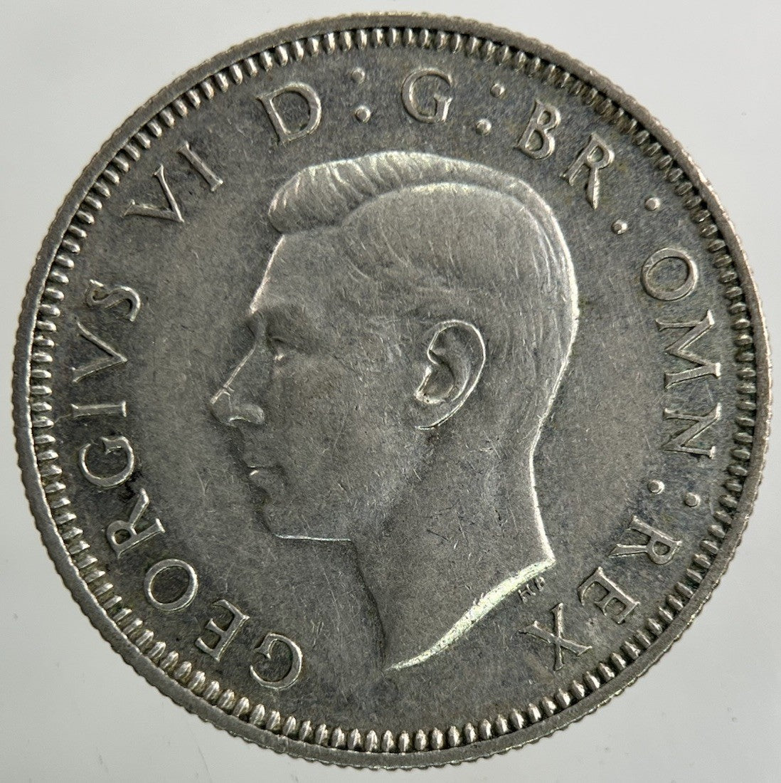 1944 George VI Shilling Silver Coin | Very High Grade