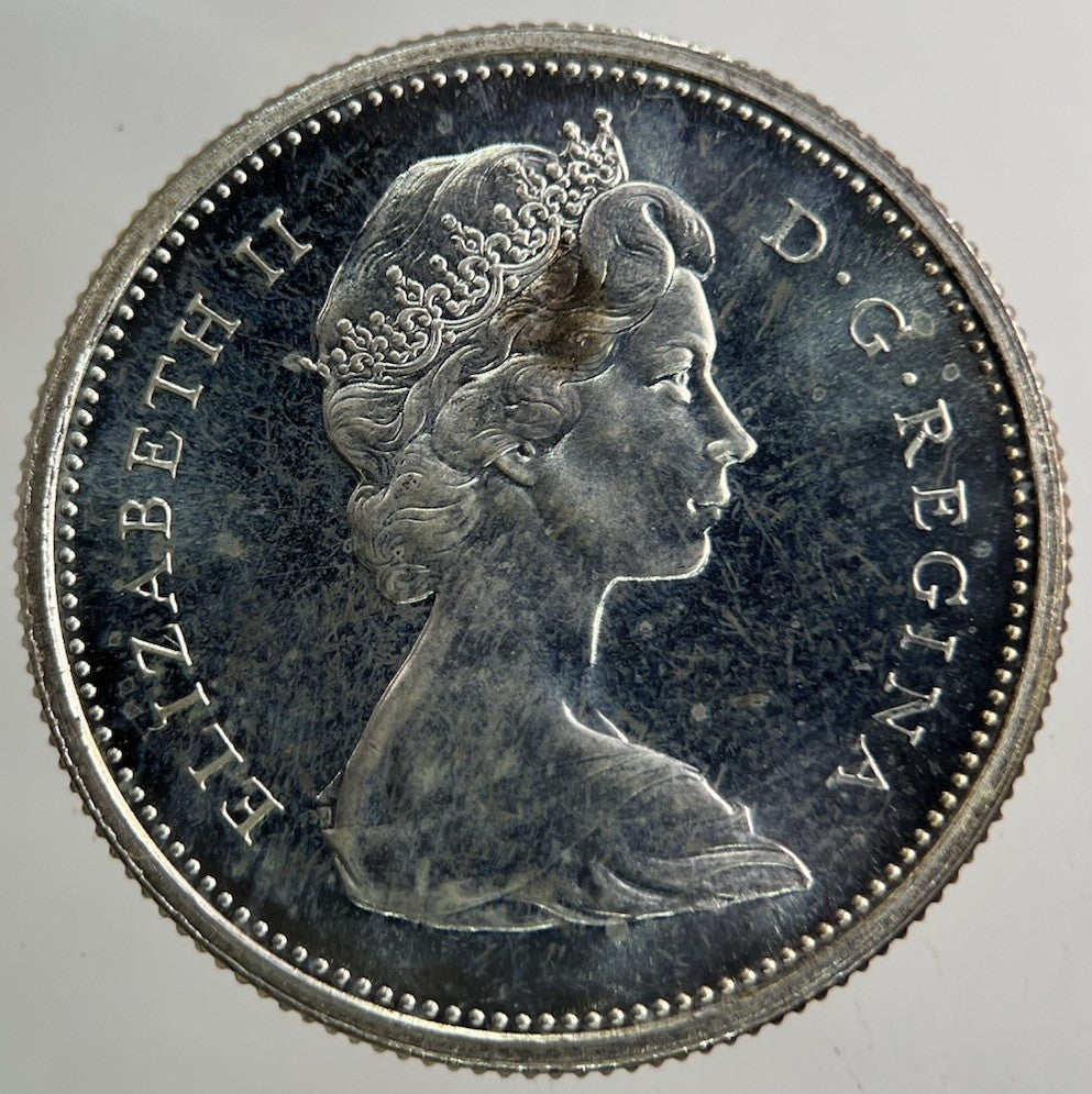 1965 Canada 25 Cents Silver Coin | Very High Grade