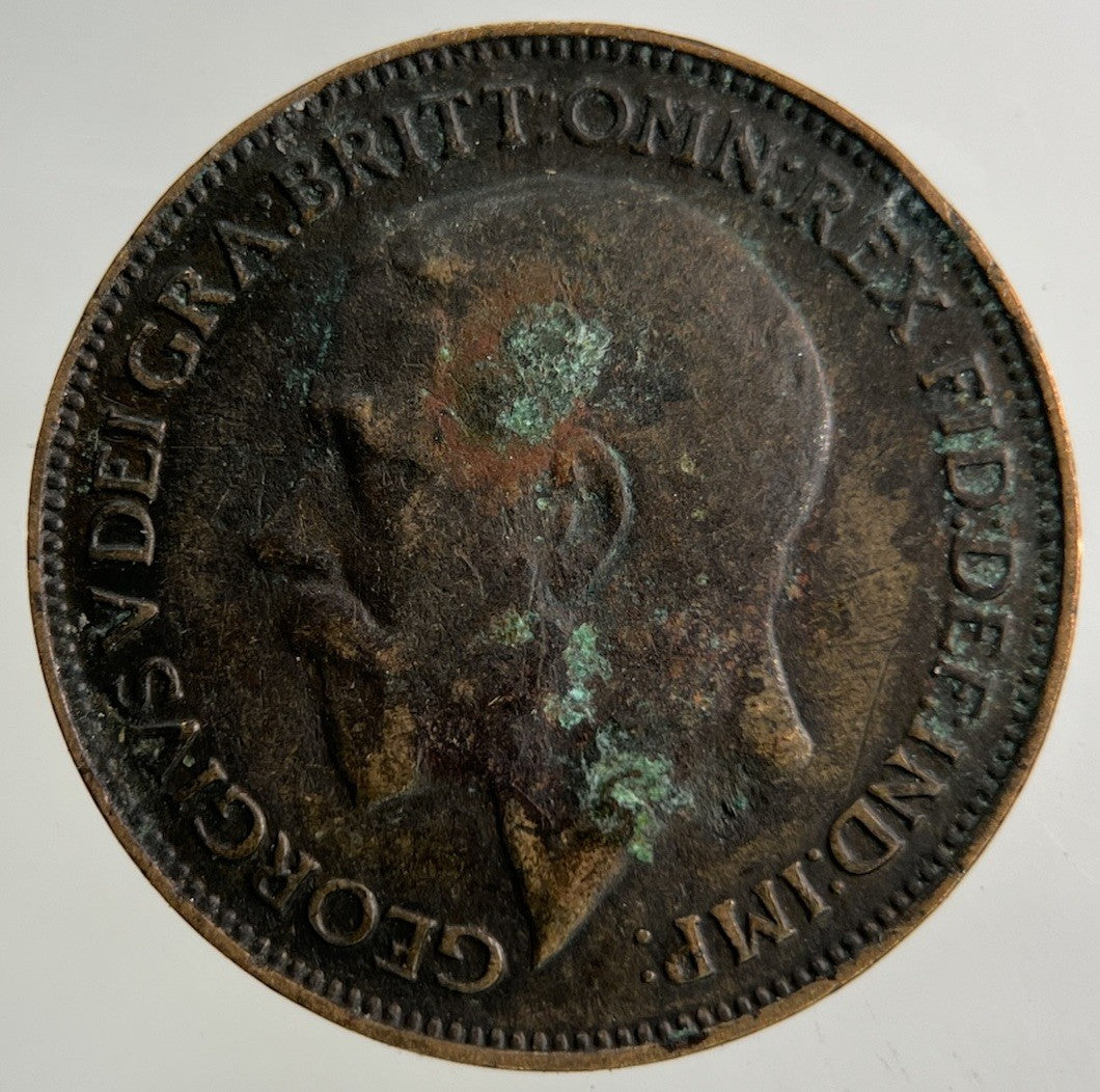 1923 George V Farthing Coin | Collectable Grade