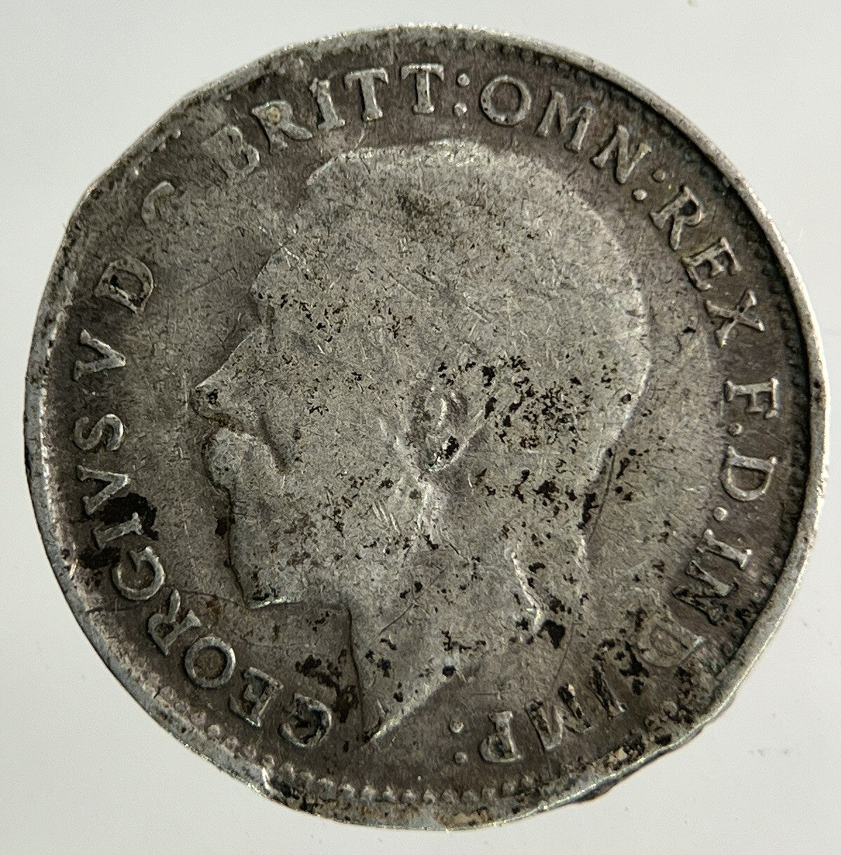 1915 George V Threepence Silver Coin | Fair Grade
