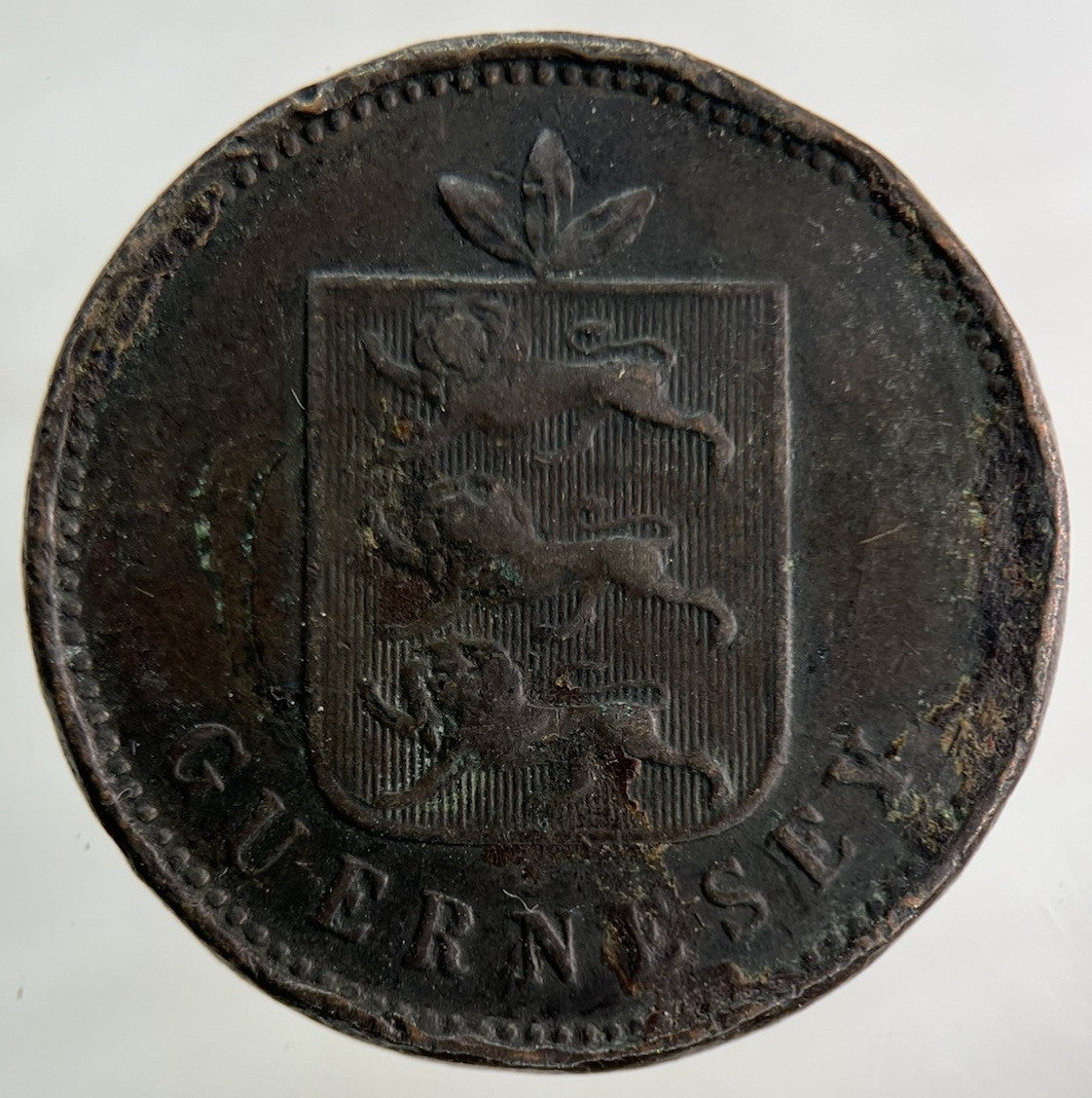 1830 Guernsey 4 Doubles Coin | Collectable Grade