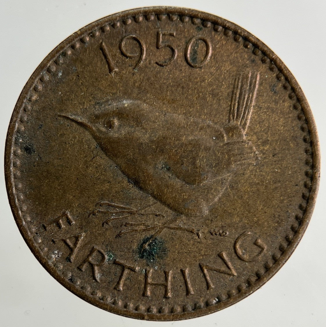 1950 George VI Wren Farthing Coin | Very High Grade