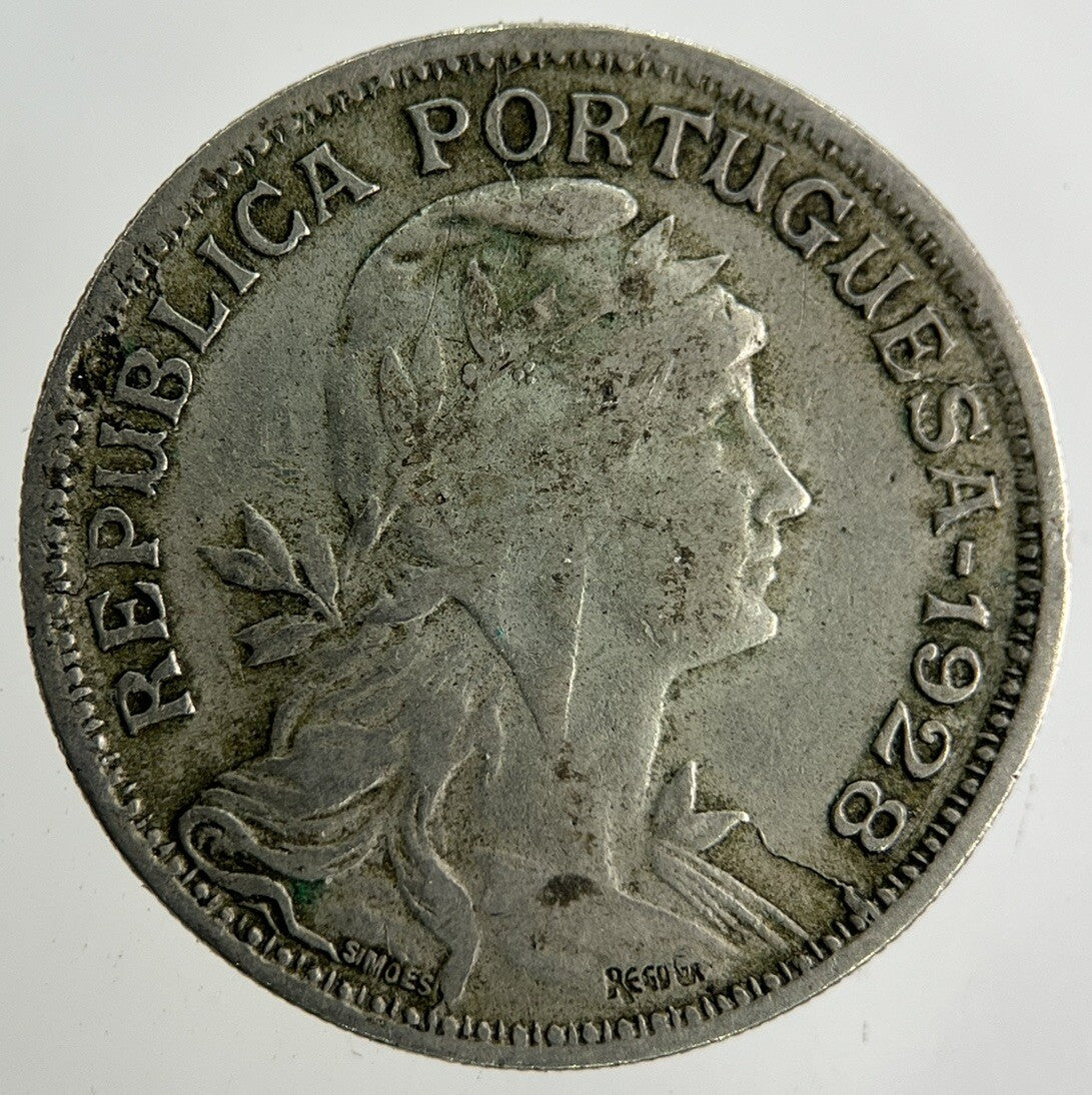 1928 Portugal 50 Centavos Coin | Collectable Grade