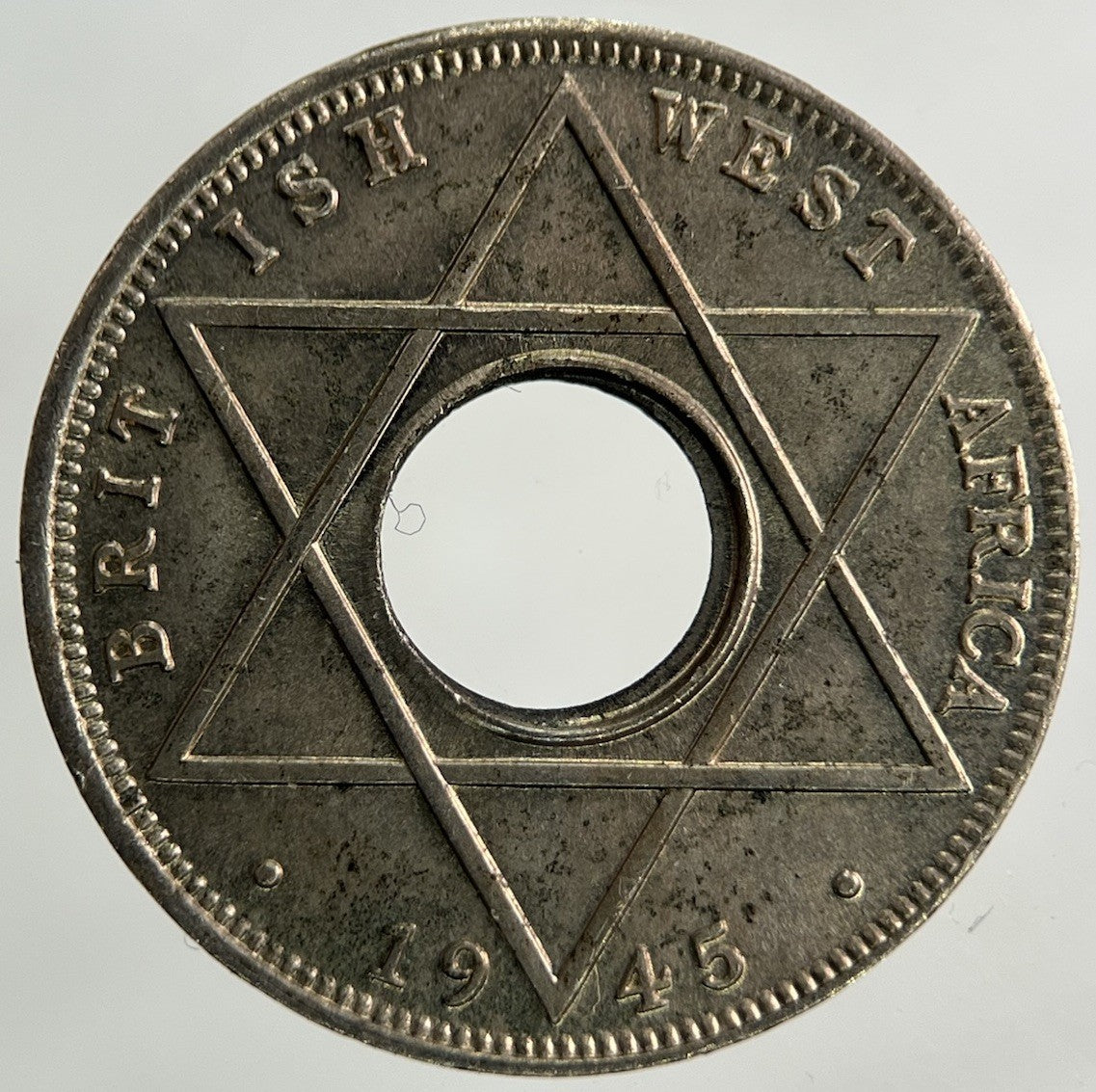 1945 West Africa 1/10 One Tenth Of A Penny Coin | Very Fine Grade