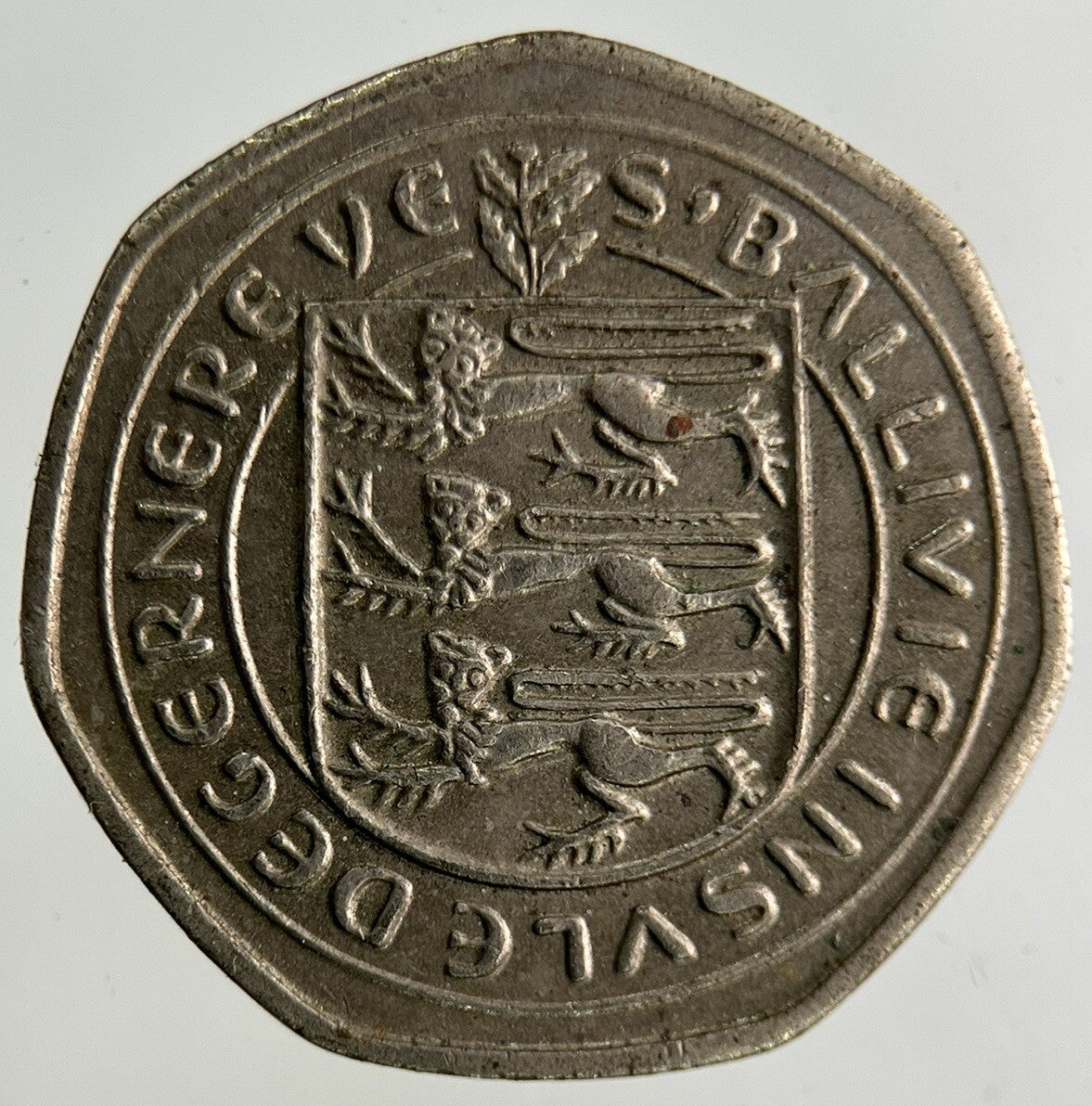 1982 Guernsey 20p Twenty - Pence Coin | Fine Collectable Grade