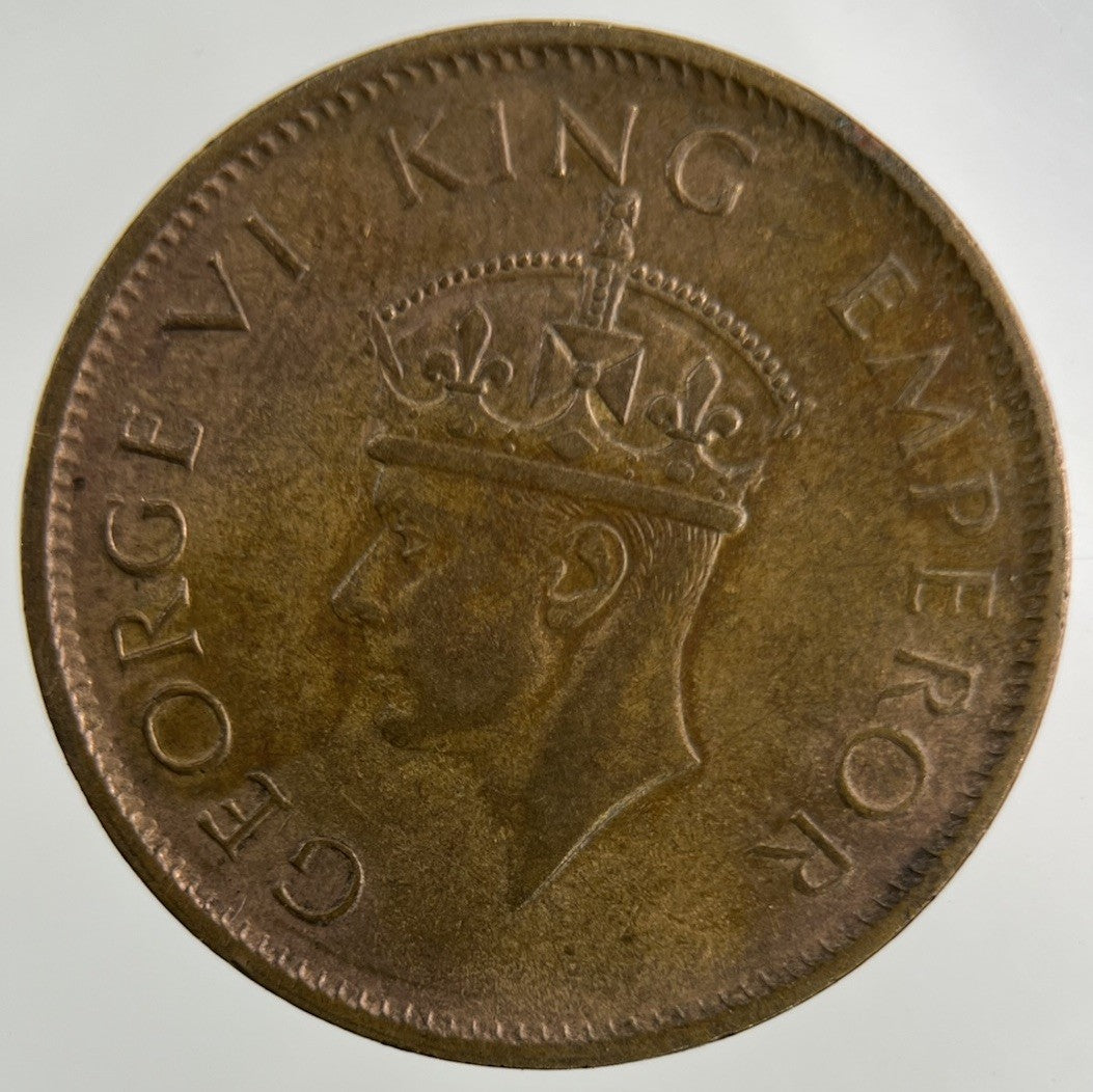 1940 India Quarter 1/4 Anna Coin | Fine Collectable Grade