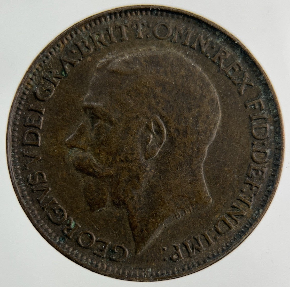1925 George V Farthing Coin | Fine Collectable Grade