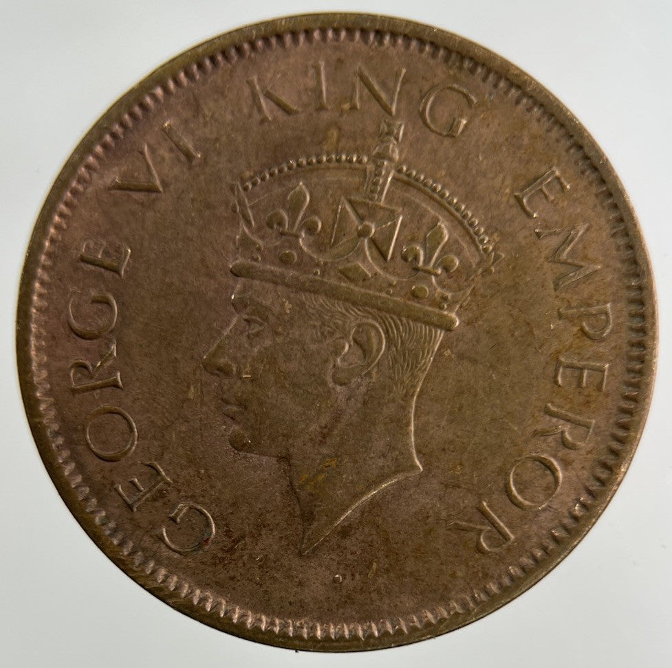 1940 India Quarter 1/4 Anna Coin | Fine Collectable Grade