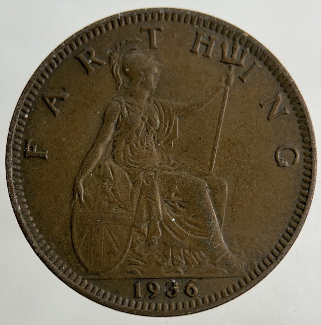 1936 George V Farthing Coin | Very High Grade