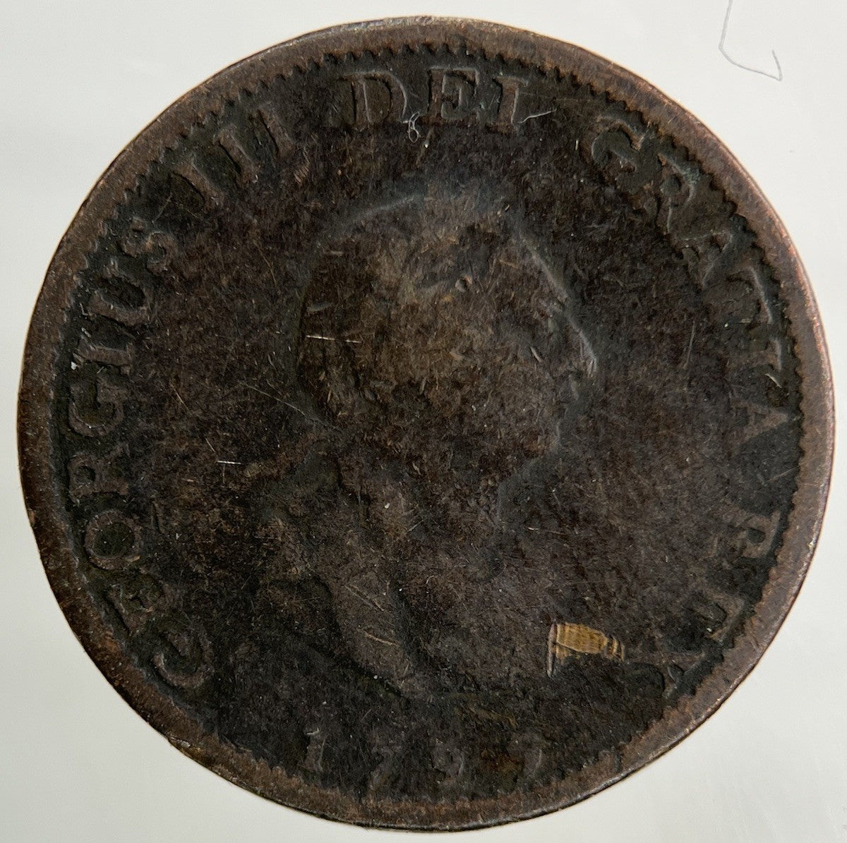 1799 George III 3rd Farthing Coin | Fair Grade