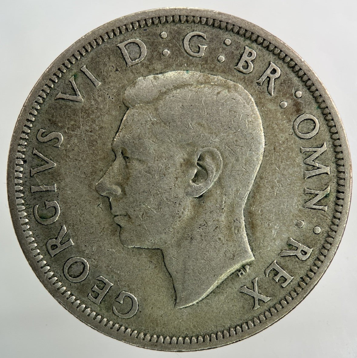 1938 George VI Half - Crown Silver Coin | Fine Collectable Grade