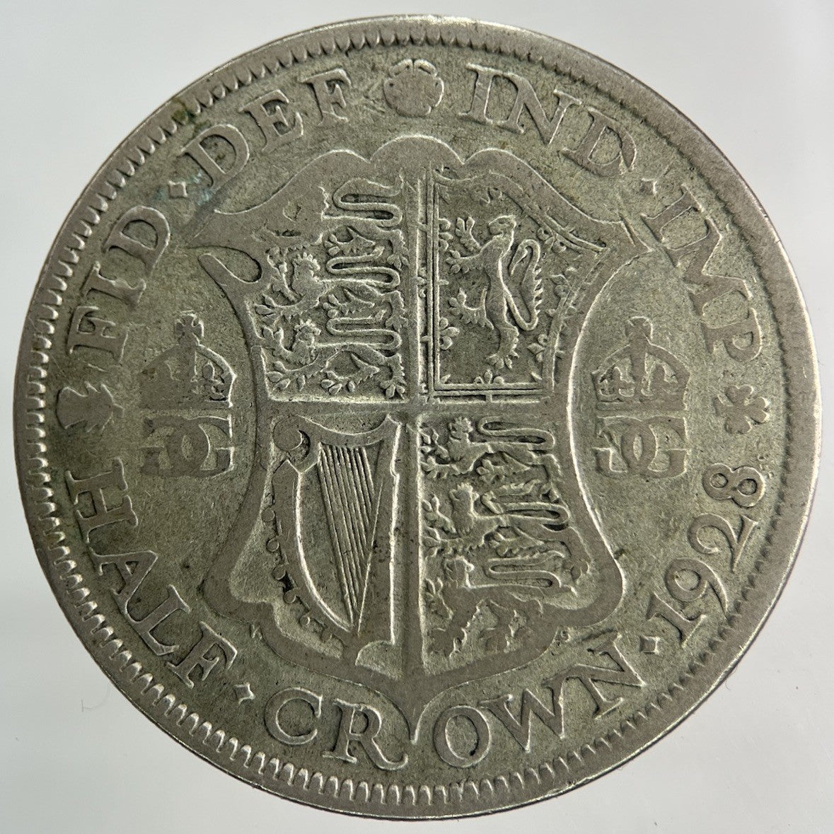 1928 George V Half - Crown Silver Coin | Collectable Grade