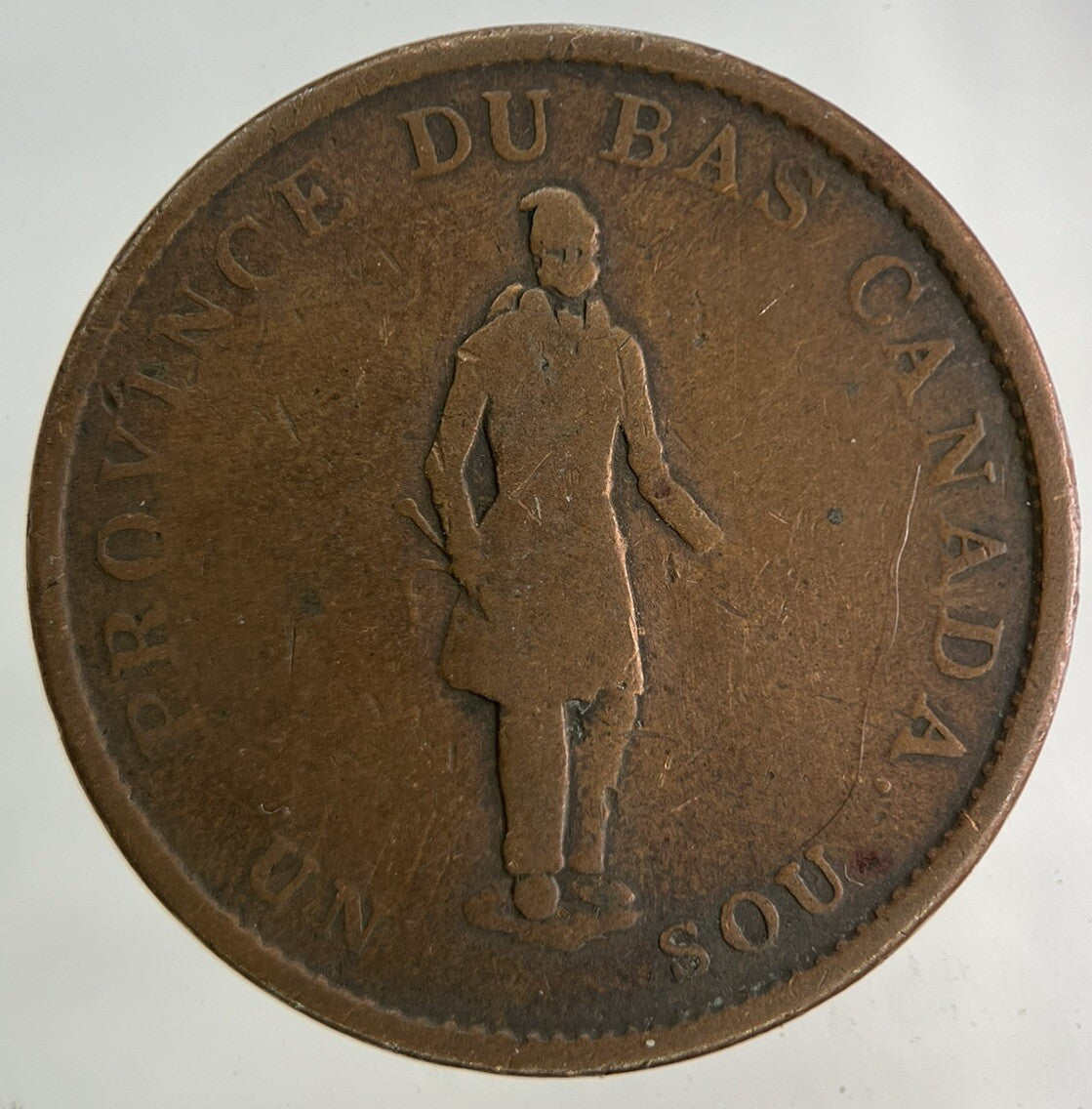 1837 Canada Half - Penny Bank Token Coin | Collectable Grade