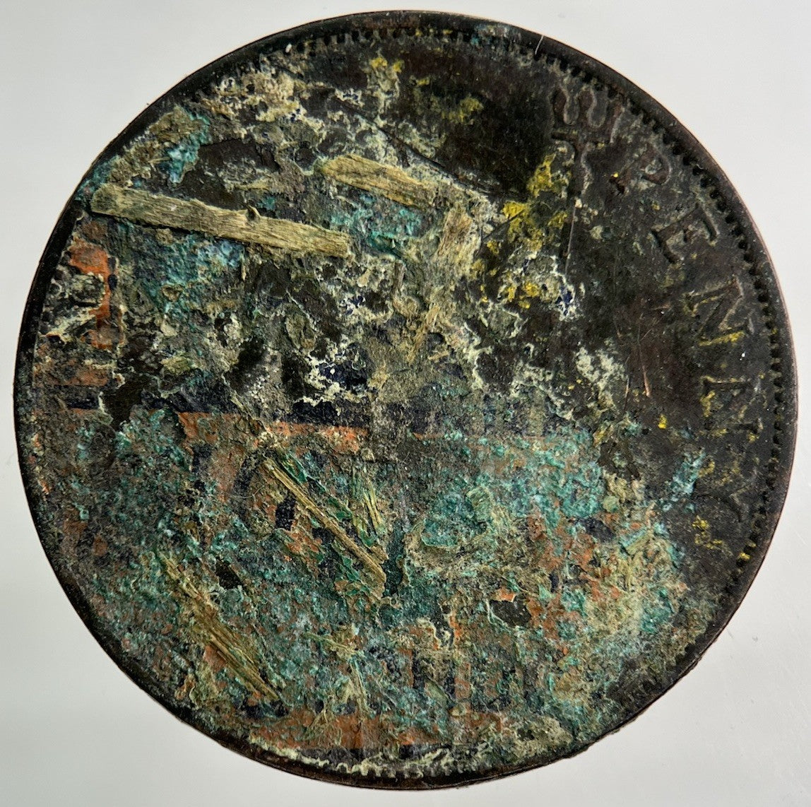 1899 Victoria One Penny Coin | Fair Grade