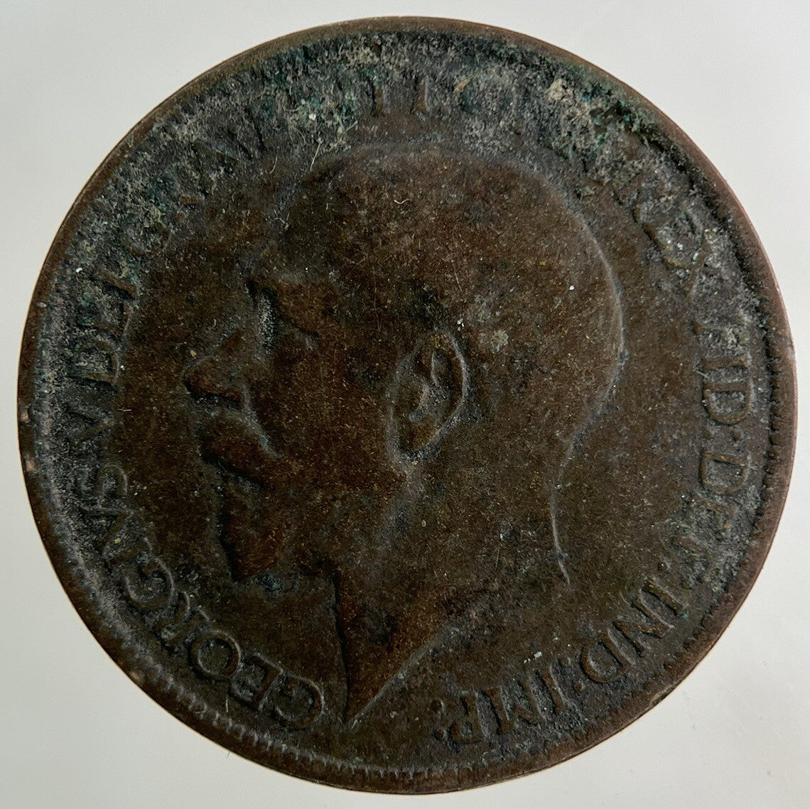 1924 George V Half - Penny Coin | Collectable Grade