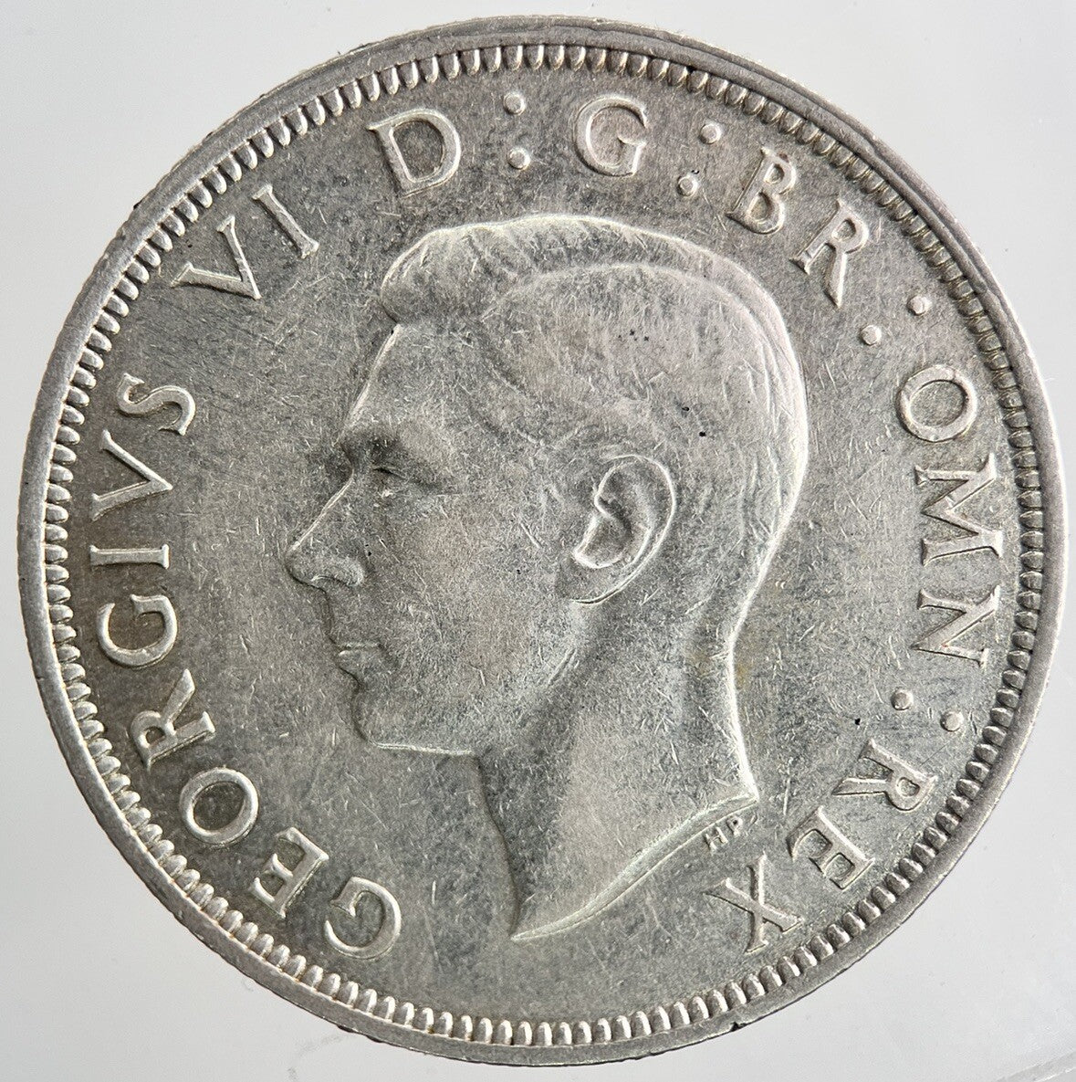 1943 George VI Half - Crown Silver Coin | Fine Collectable Grade | a9149