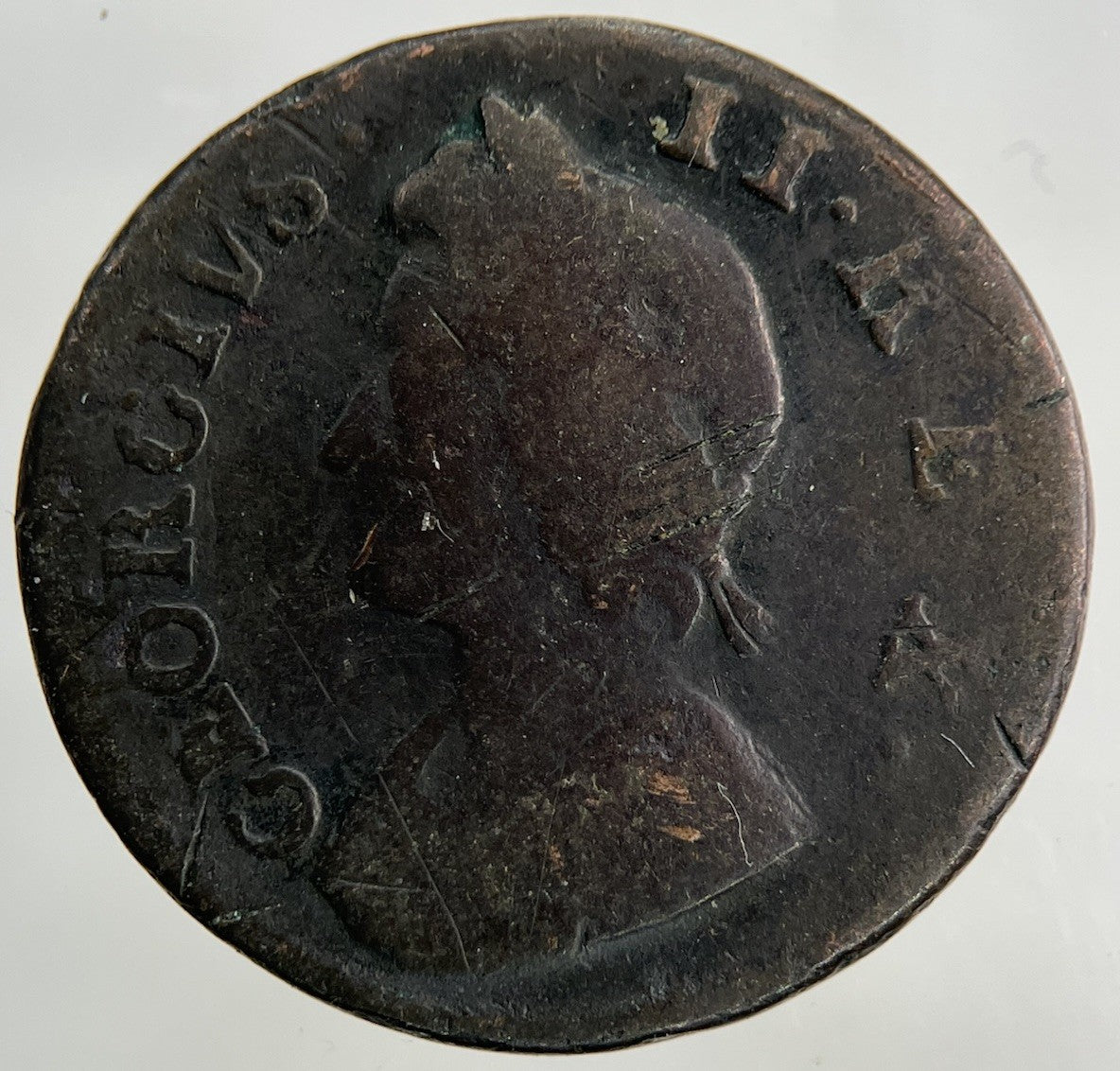 1736 George II 2nd Farthing Coin | Collectable Grade