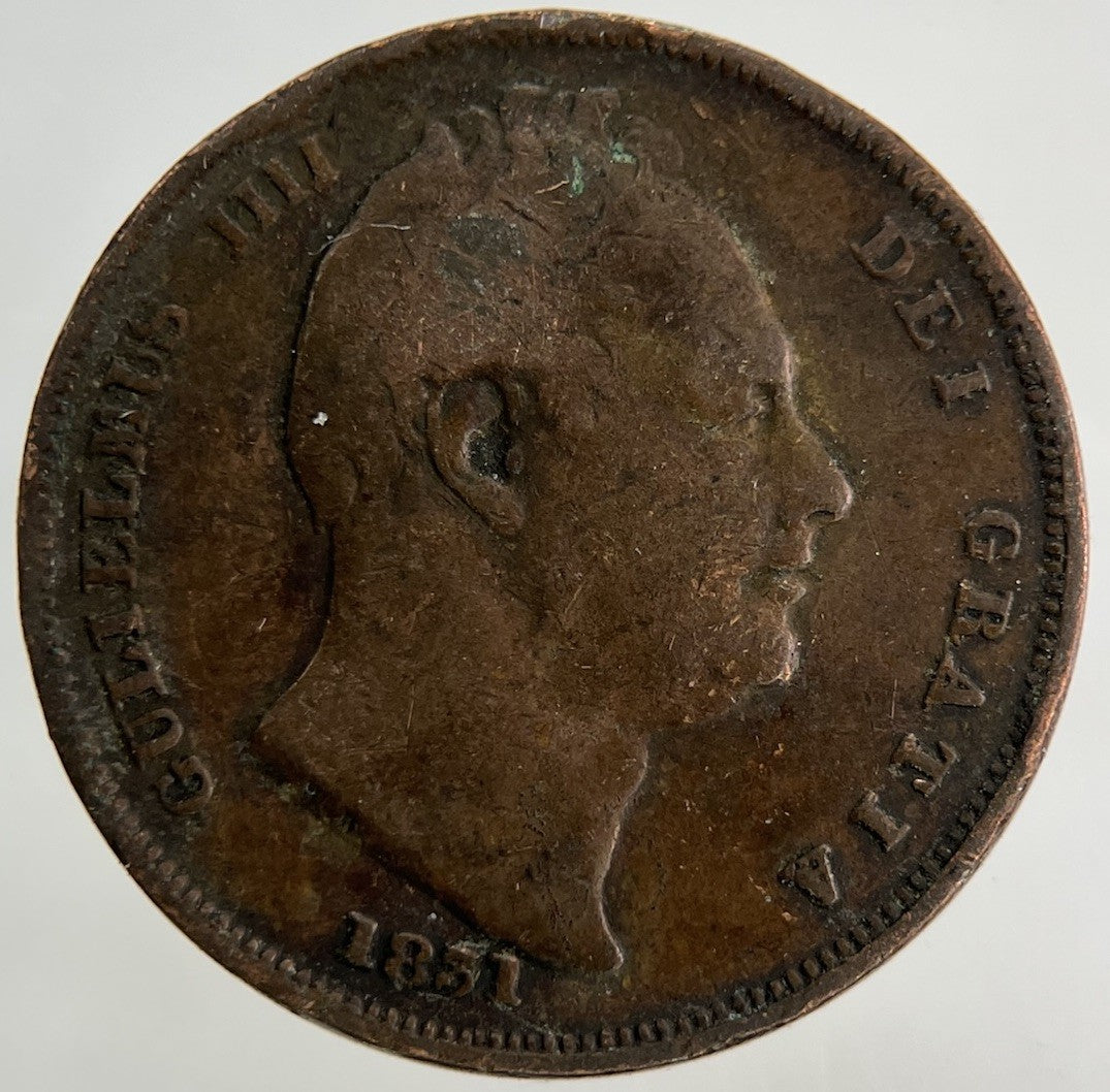1831 William IV Farthing Coin | Collectable Grade