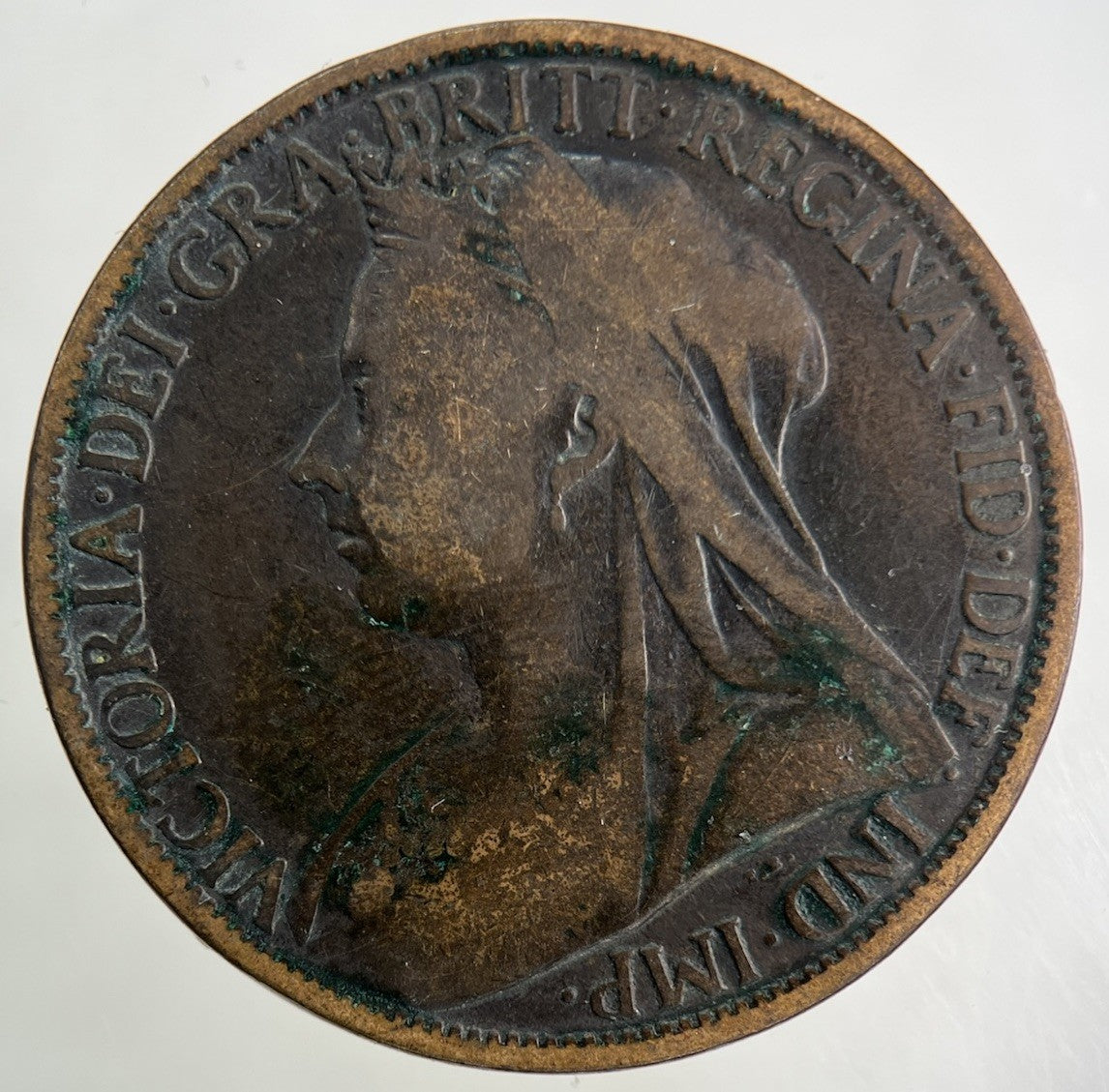 1897 Victoria One Penny Coin | Collectable Grade