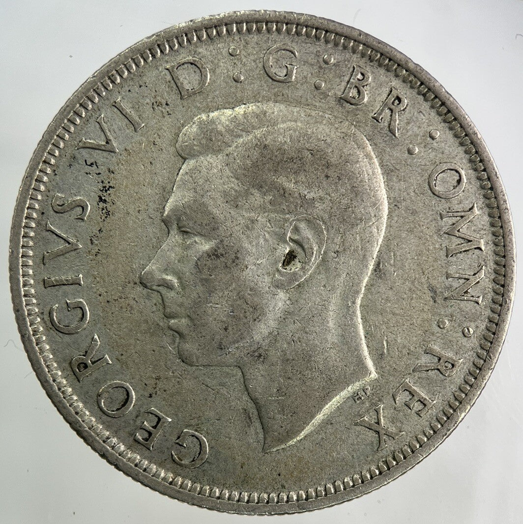 1939 George VI Half - Crown Silver Coin | Fine Collectable Grade