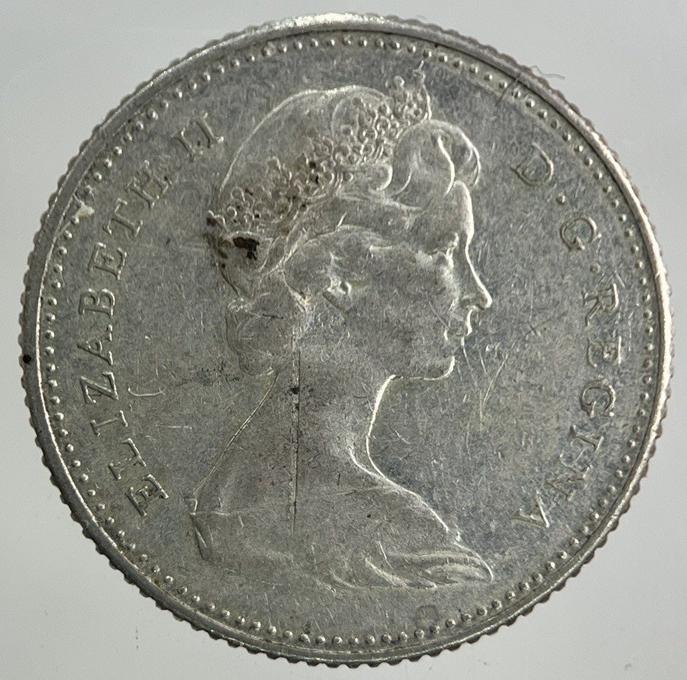 1967 Canada 10 Cents Silver Coin | Very High Grade