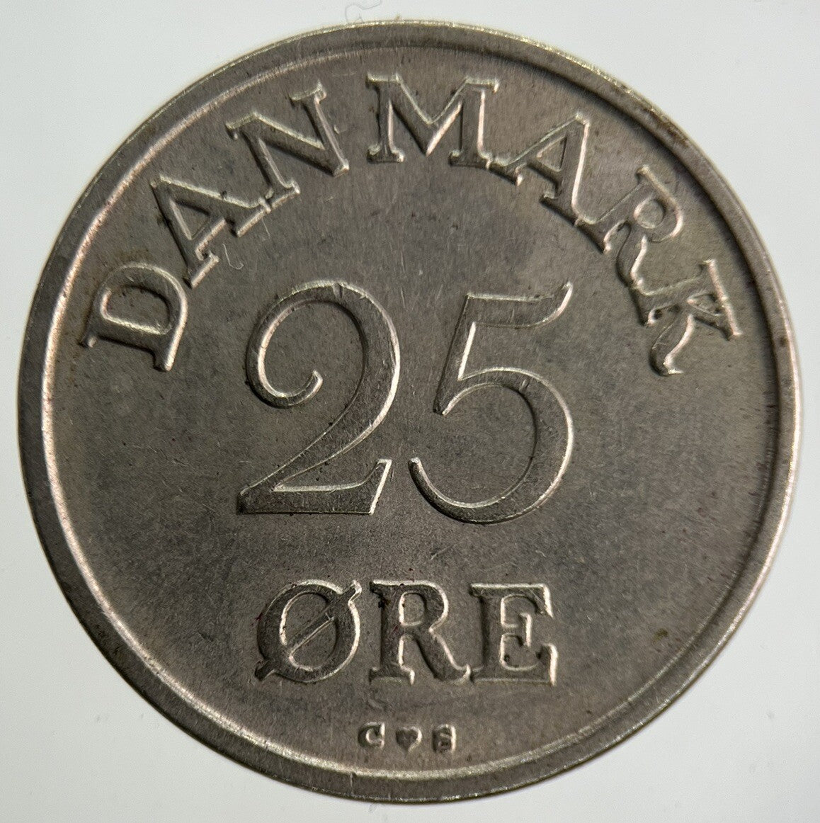 1960 Denmark 25 Ore Coin | Very High Grade