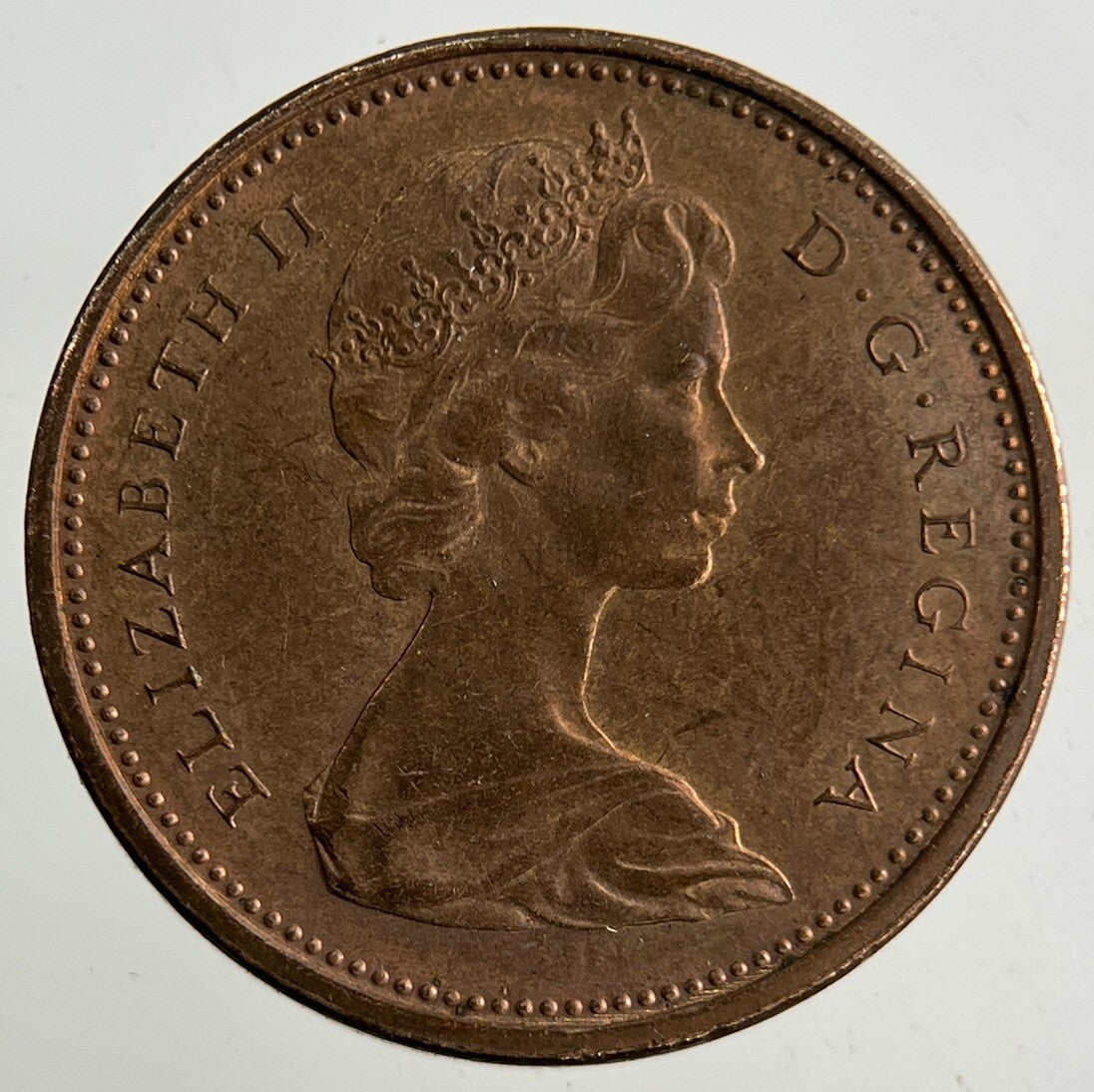 1965 Canada 1 Cent Coin | Very High Grade
