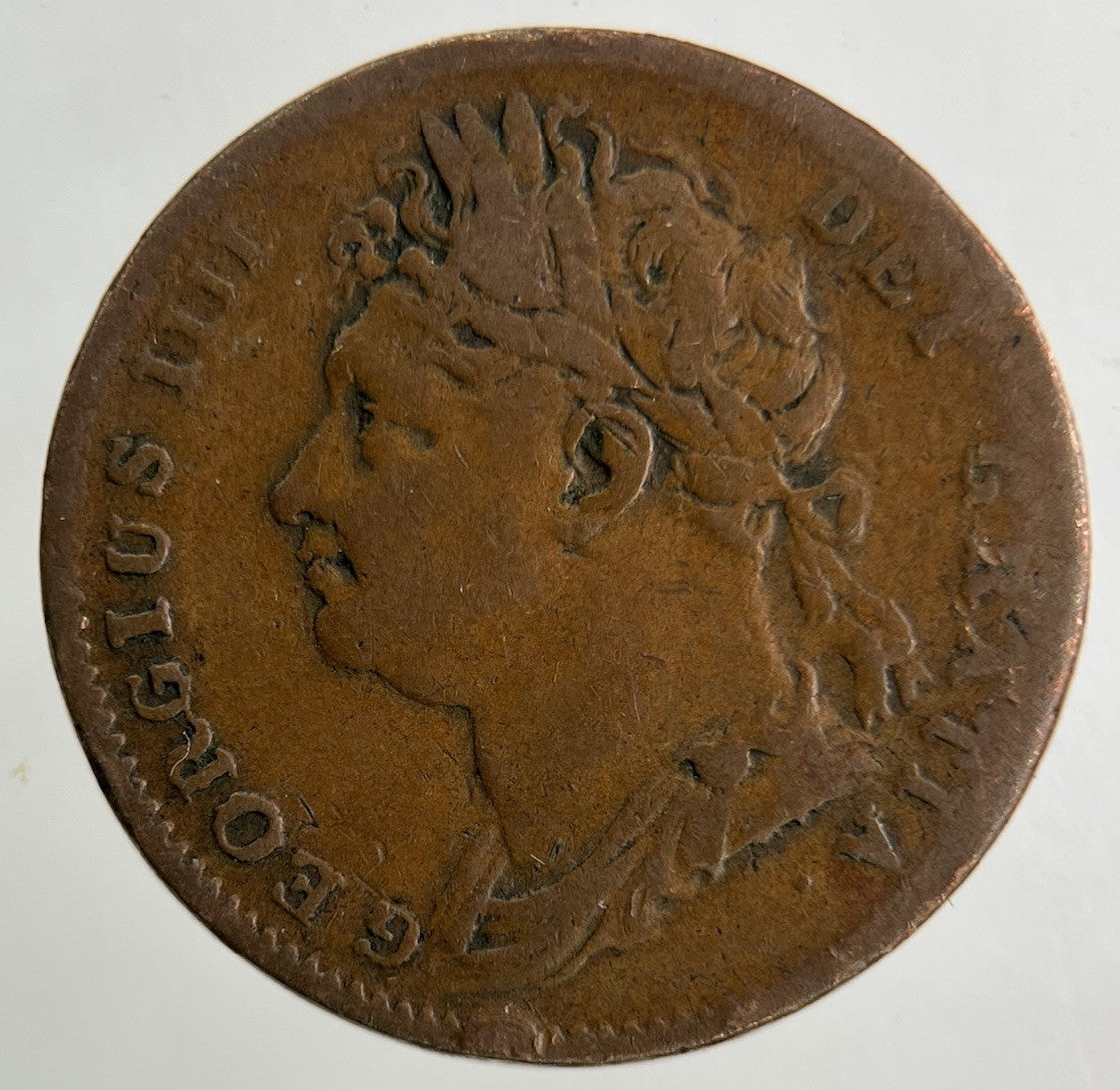 1825 George IV Farthing Coin | Collectable Grade