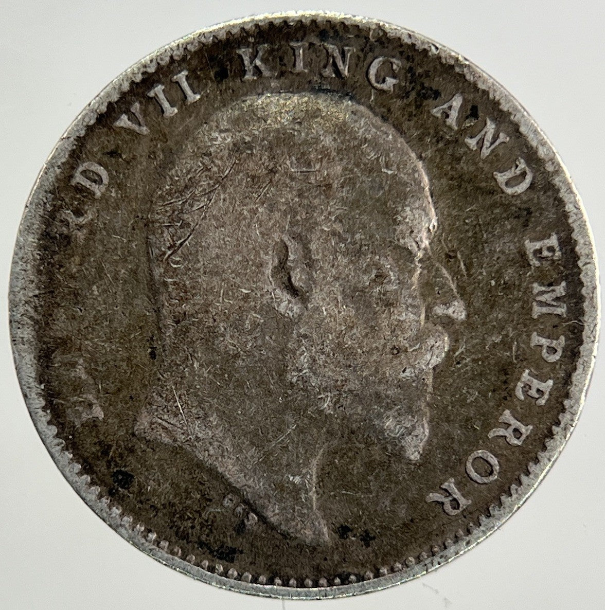 1907 India 2 Annas Silver Coin | Collectable Grade