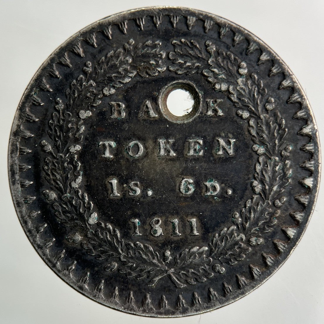1811 George III 3rd Bank Token Sixpence Silver Coin | Fine Collectable Grade