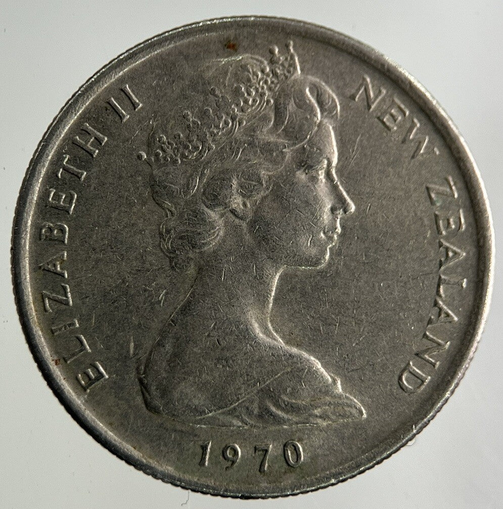 1970 New Zealand 5 Cents Coin | Fine Collectable Grade