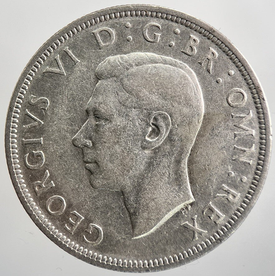 1938 George VI Half - Crown Silver Coin | Fine Collectable Grade | a737