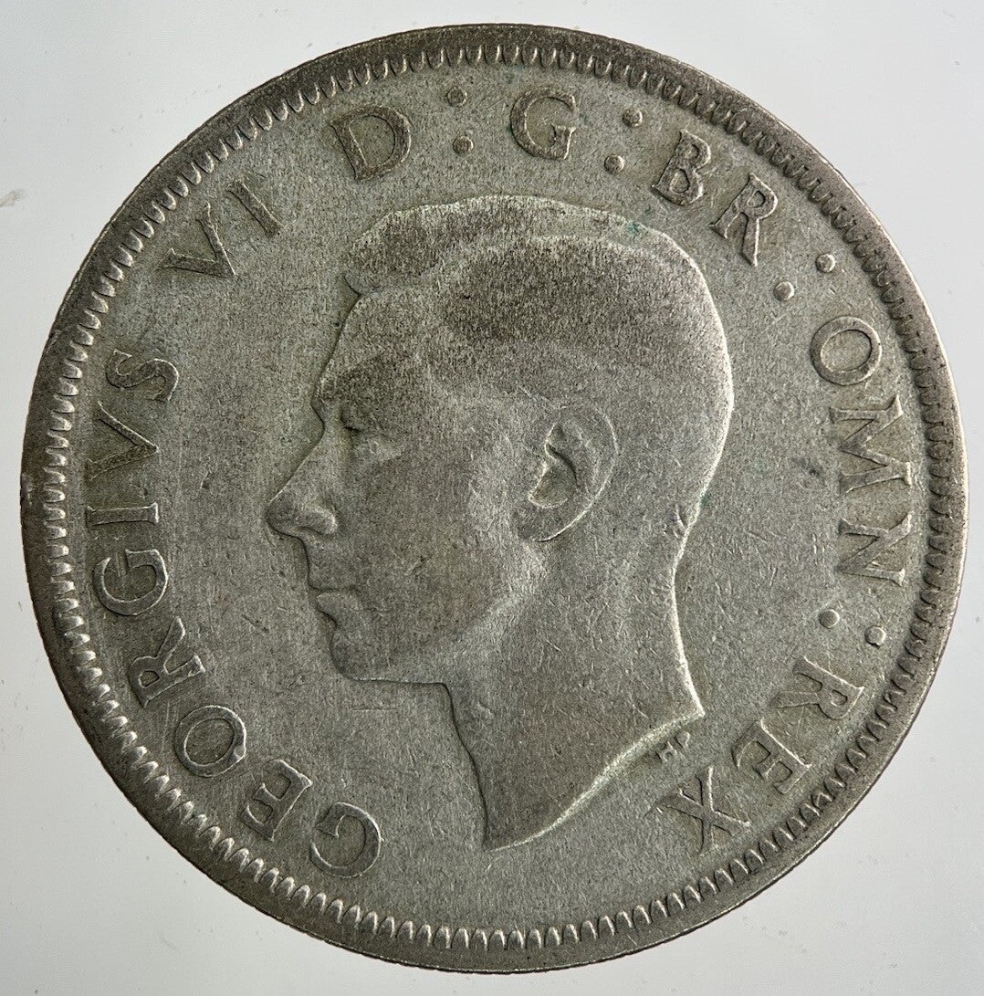 1940 George VI Half - Crown Silver Coin | Fine Collectable Grade