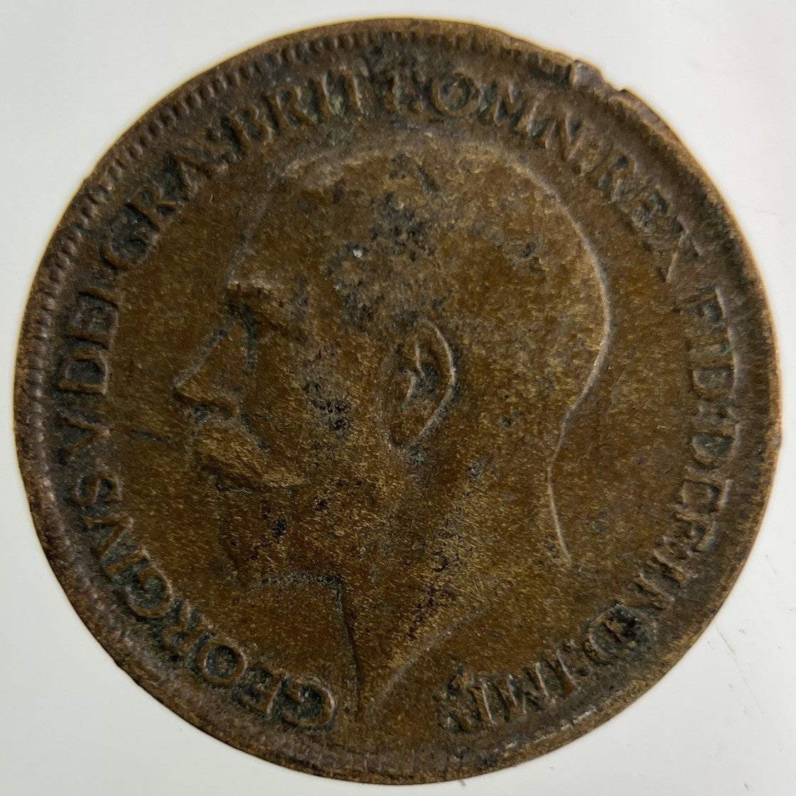 1911 George V Farthing Coin | Collectable Grade