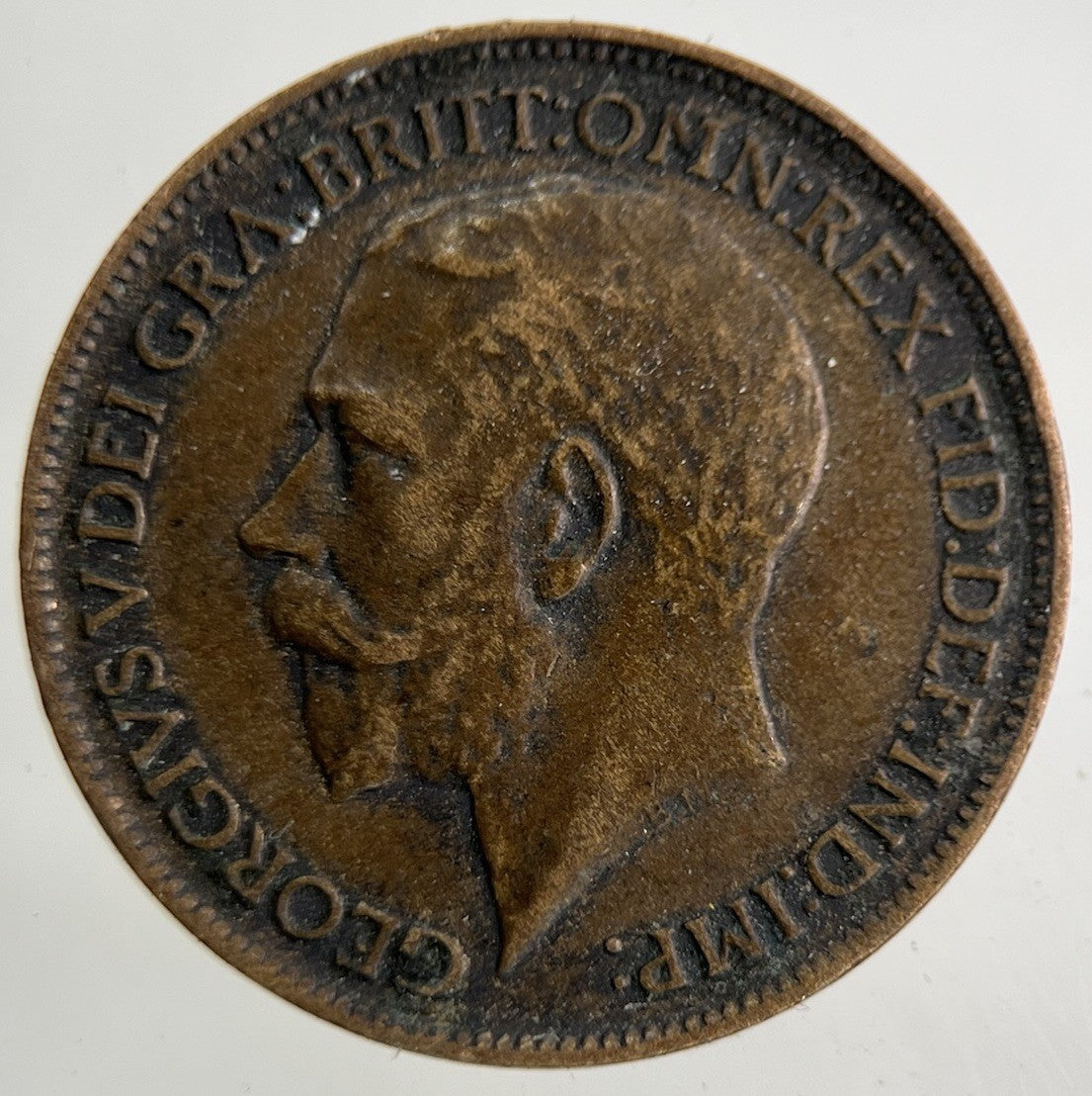 1911 George V Farthing Coin | Fine Collectable Grade