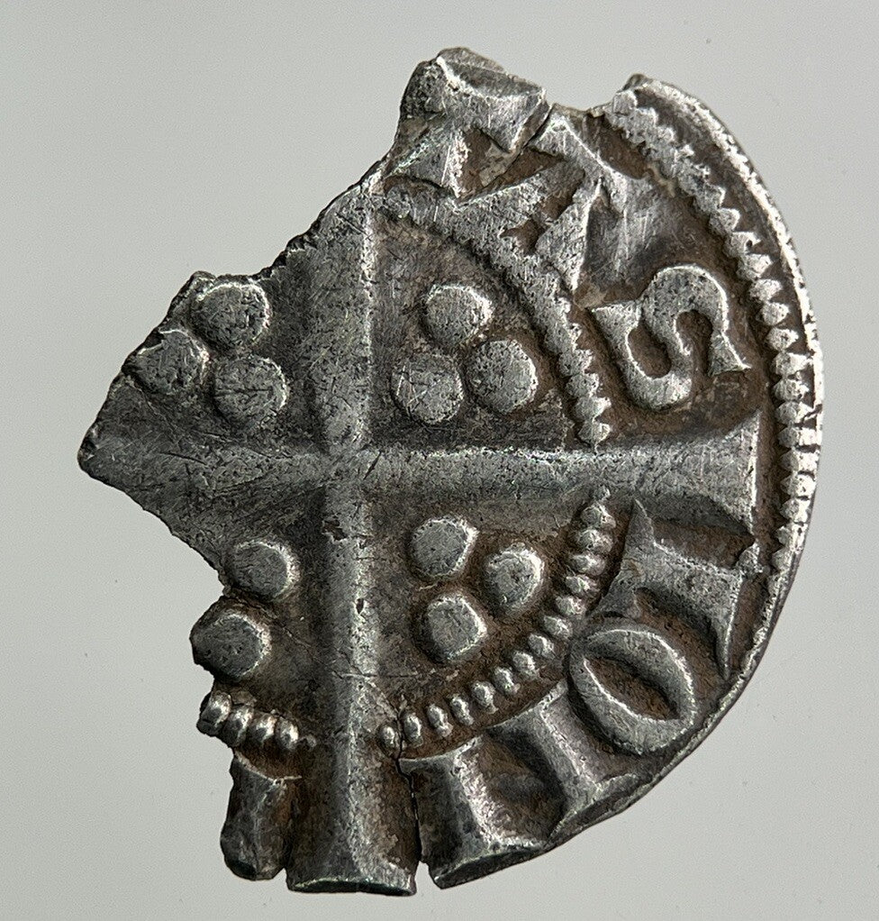 British Medieval Edward 1 1st Penny Hammered Silver Coin | Collectable Grade