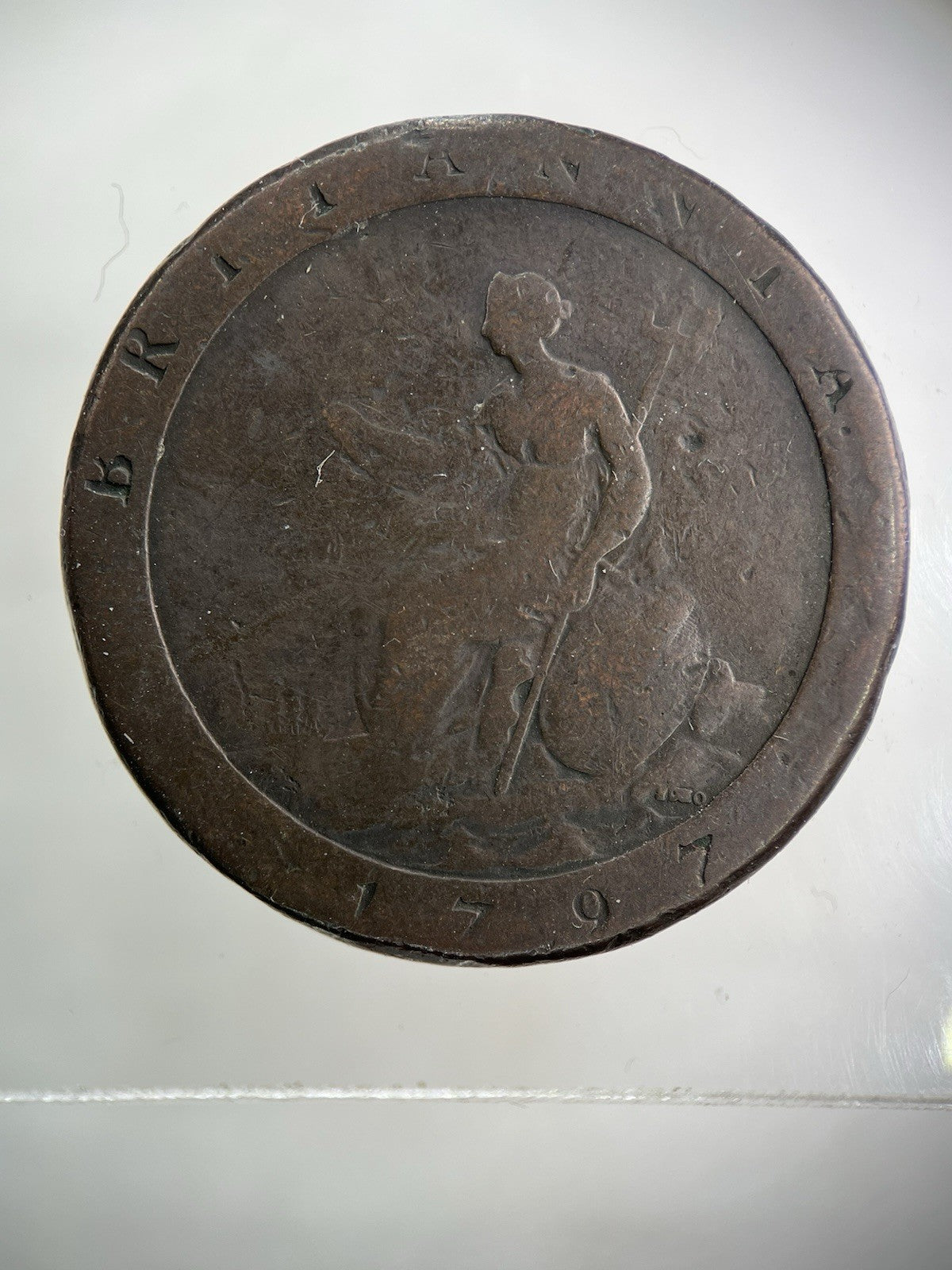 1797 George III 3rd Cartwheel One Penny Coin | Collectable Grade