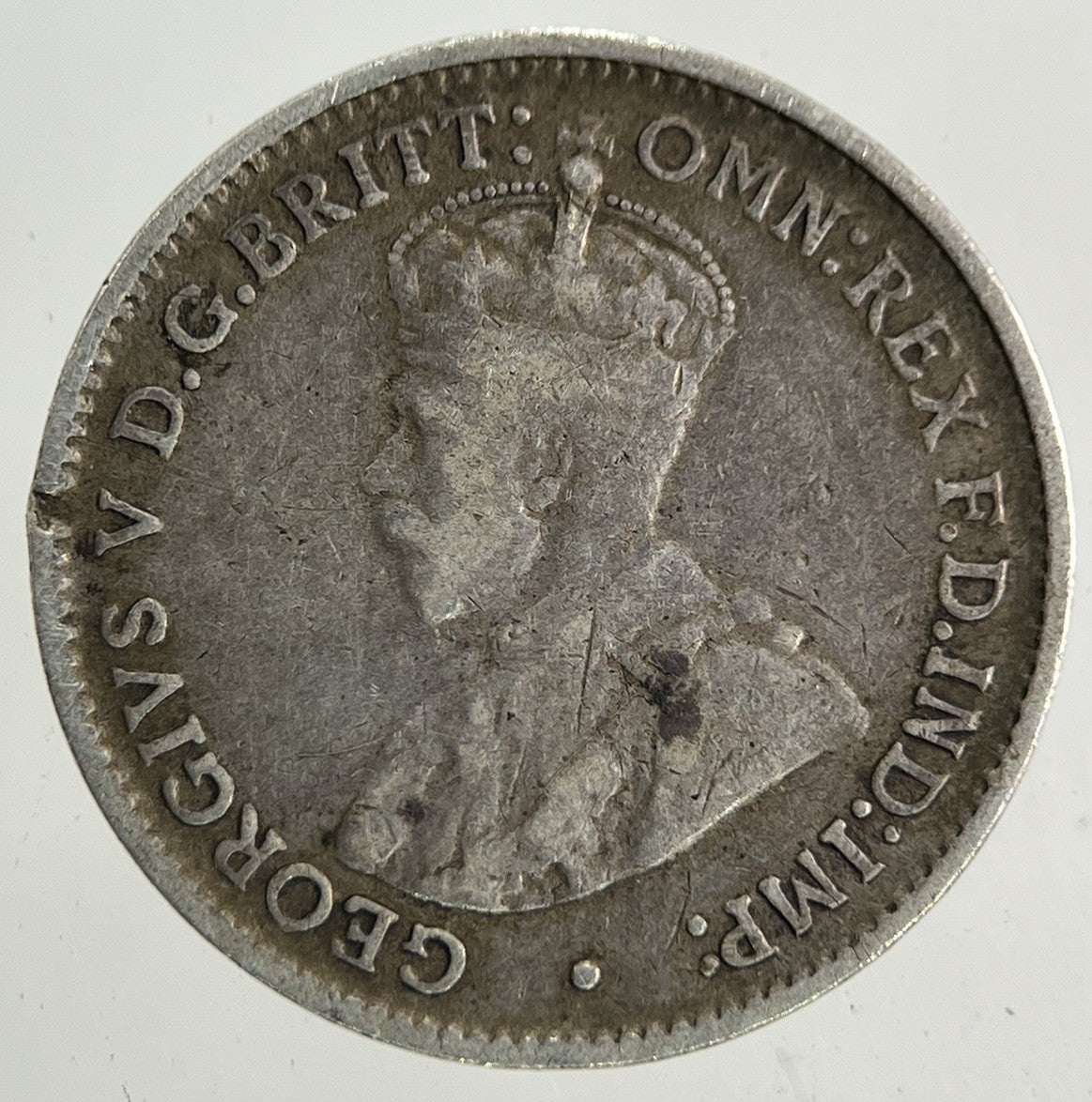 1921 - M Australia Threepence Silver Coin | Fine Collectable Grade
