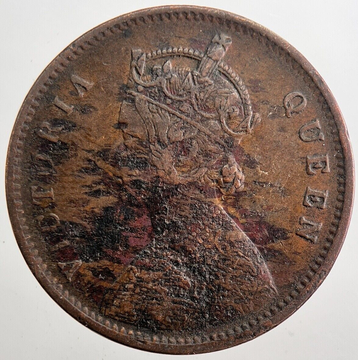 1862 Victoria India Quarter 1/4 Anna Coin | Very High Grade | a7434