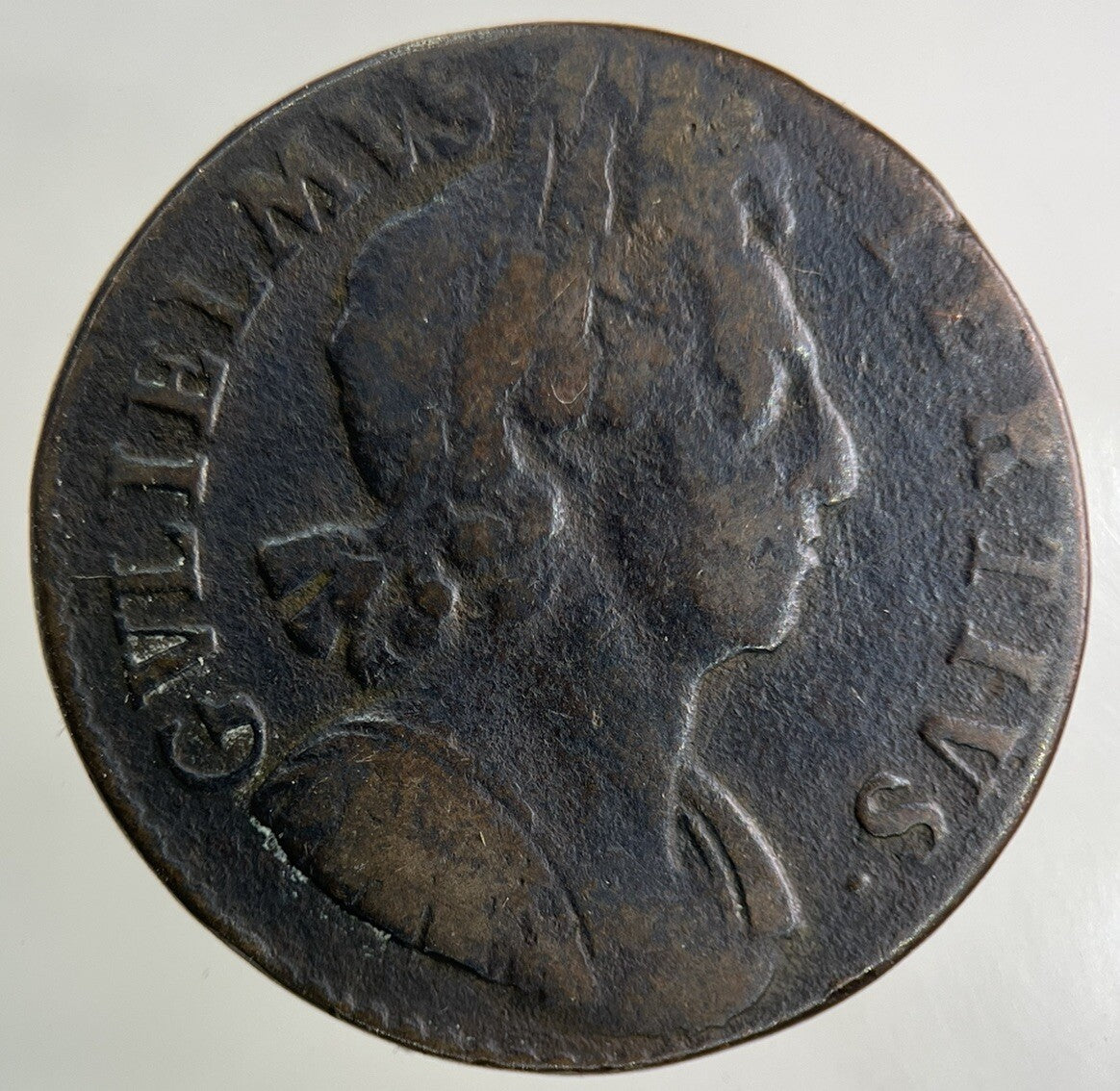 1696 William III 3rd Half - Penny Coin | Fine Collectable Grade