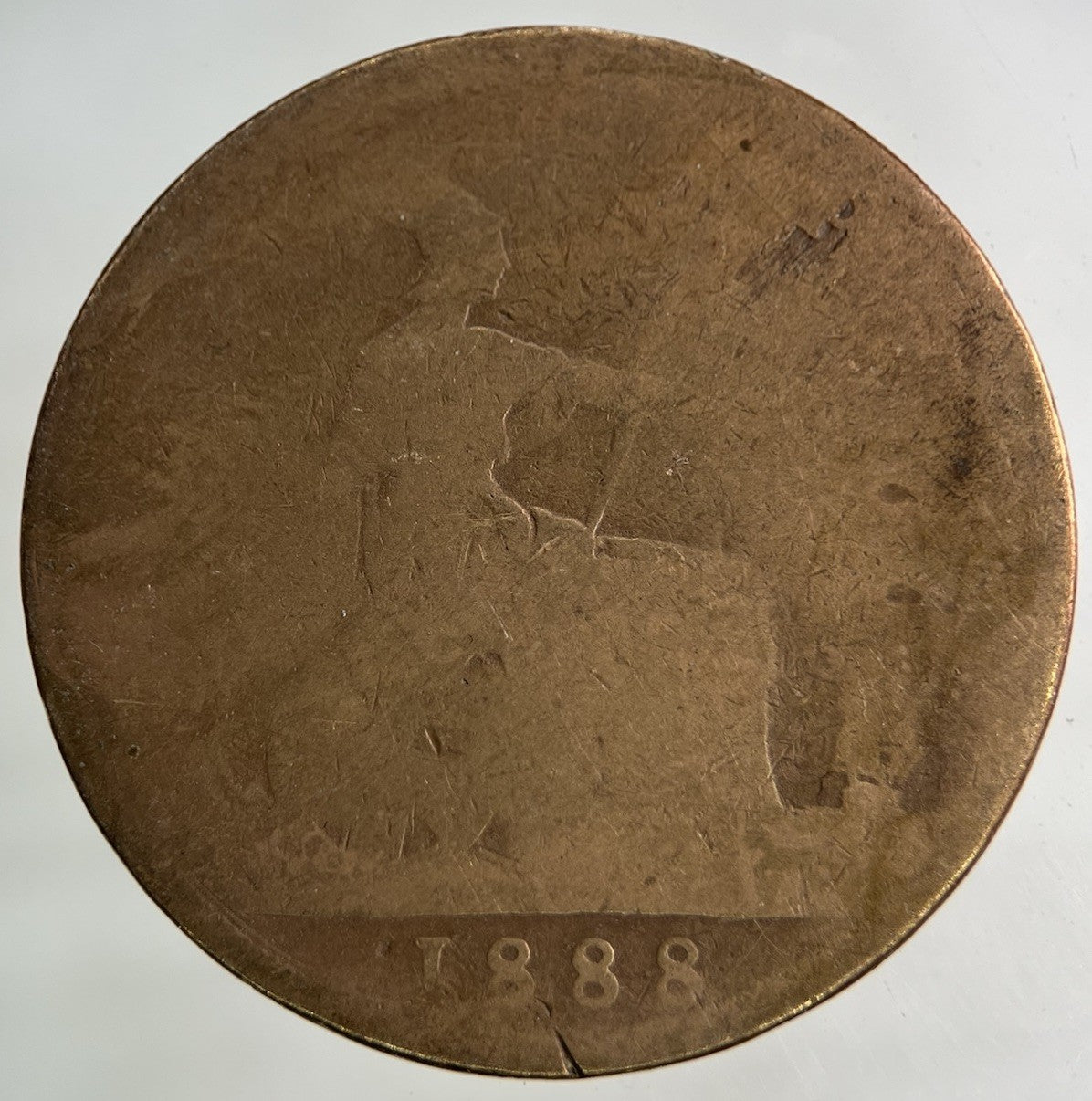1888 Victoria One Penny Coin | Collectable Grade